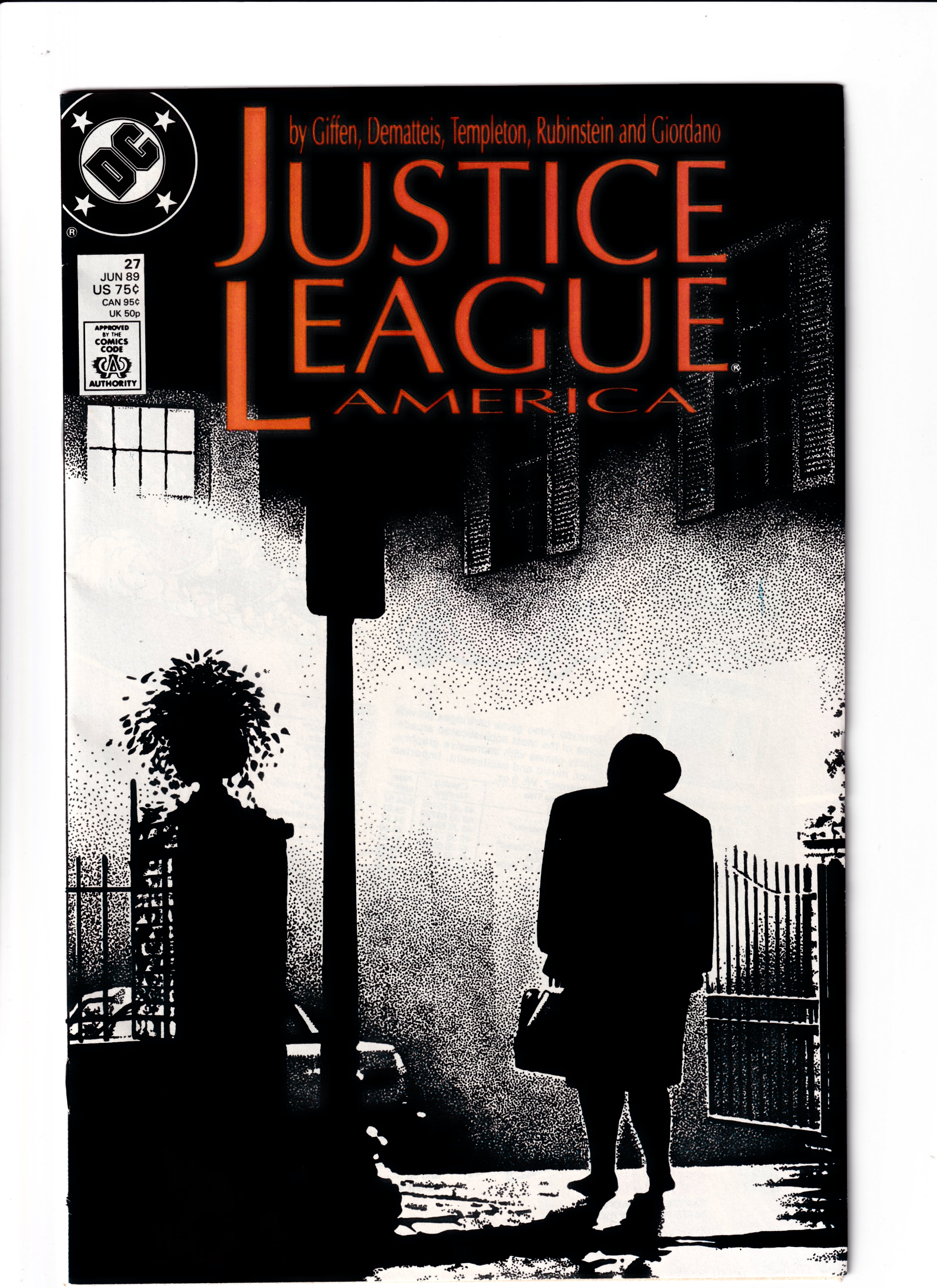 Justice League of America #27 NM (9.0) (1989)
