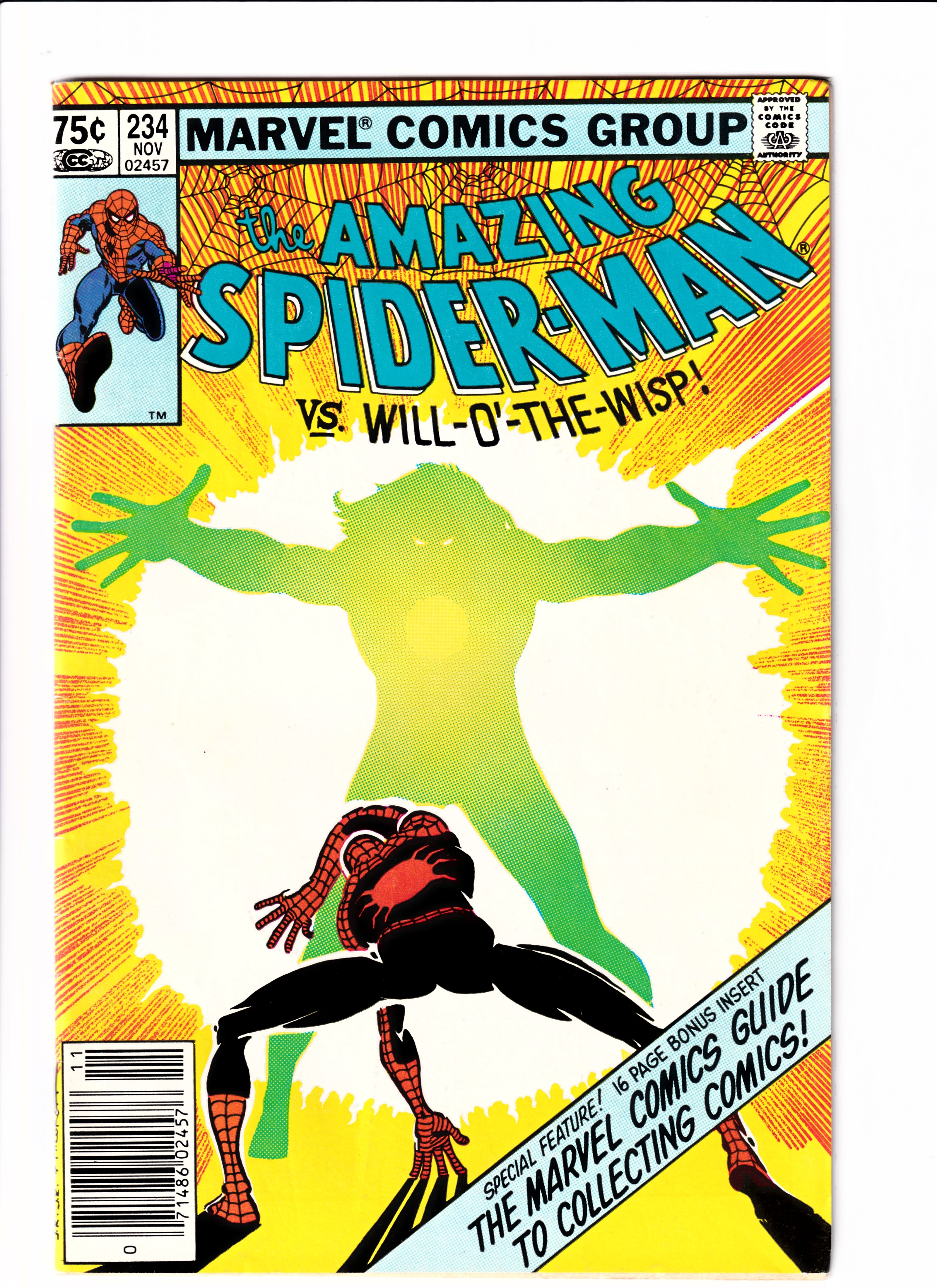 Amazing Spider-Man #224 Canadian Price Var. VF (8.5) (1982)