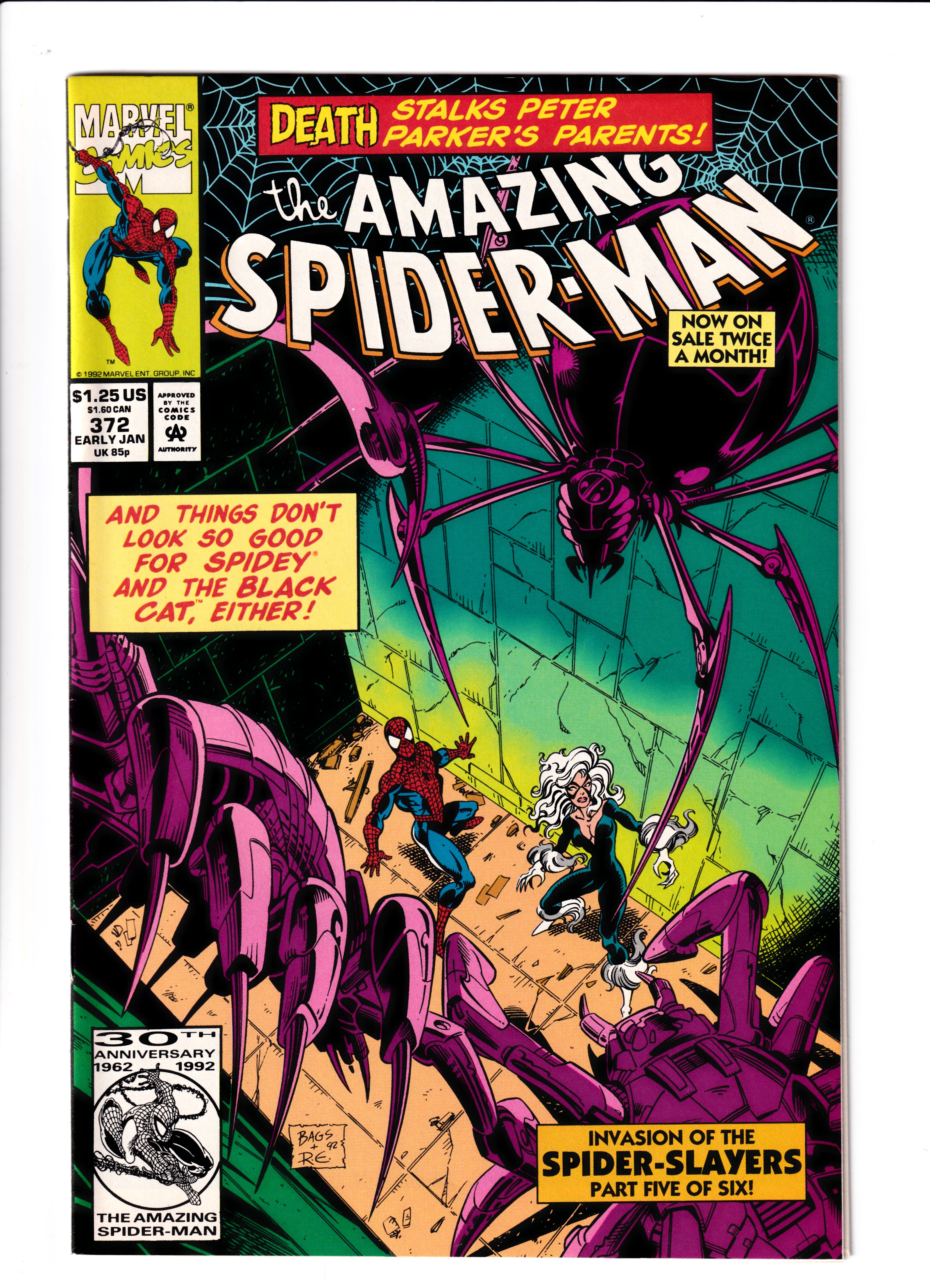 Amazing Spider-Man #372 NM (9.2) (1993)