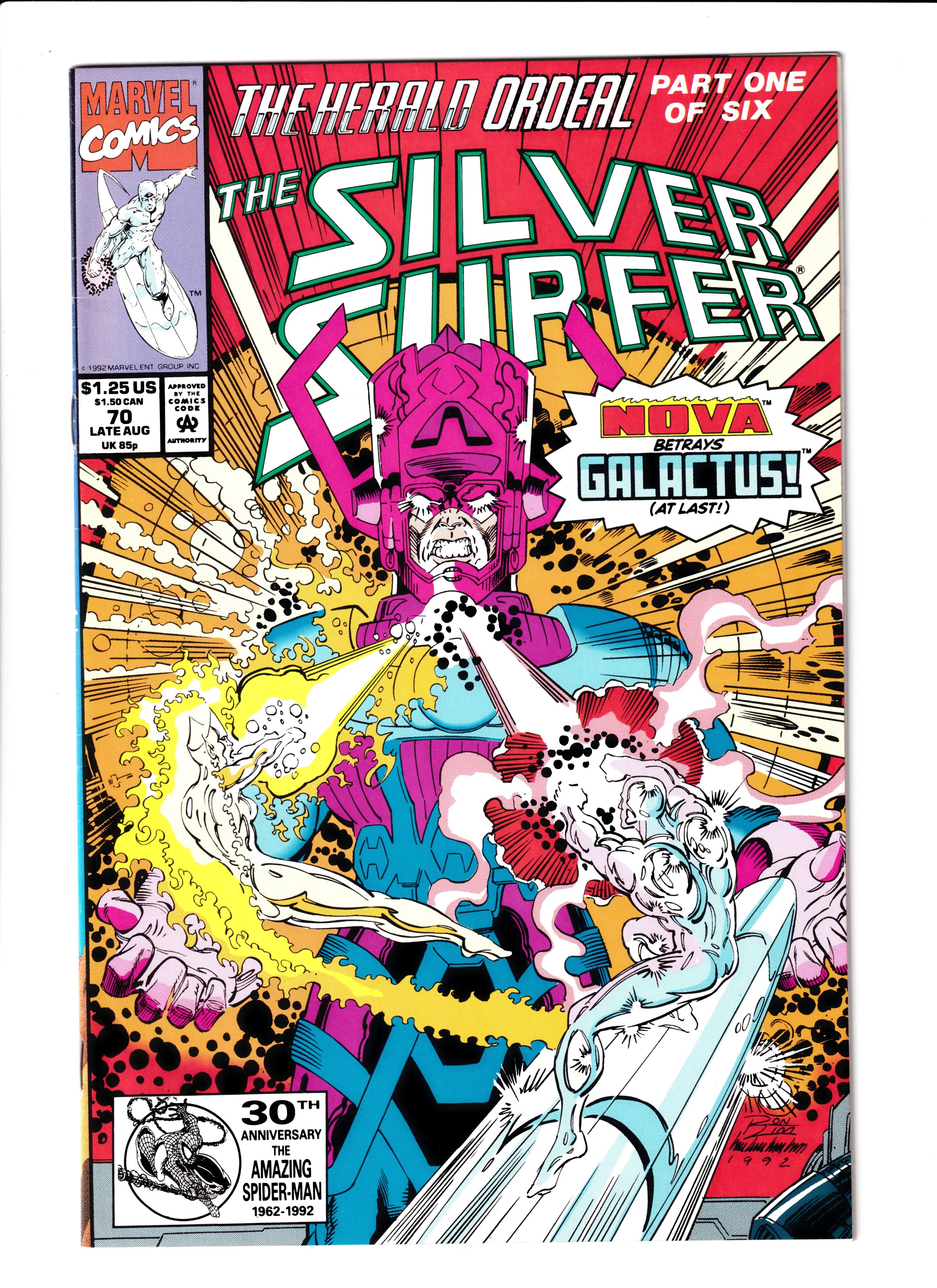Silver Surfer #70 NM (9.2) (1992)