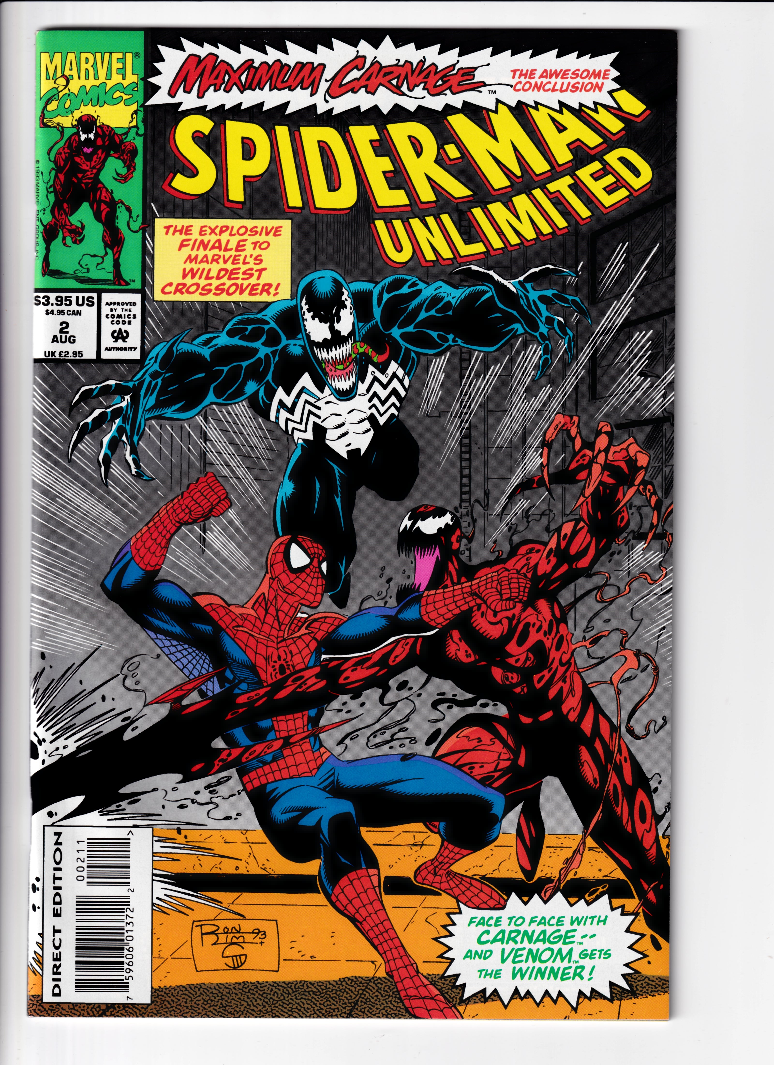 Spider-Man Unlimited #2 Nm (9.6) (1993)
