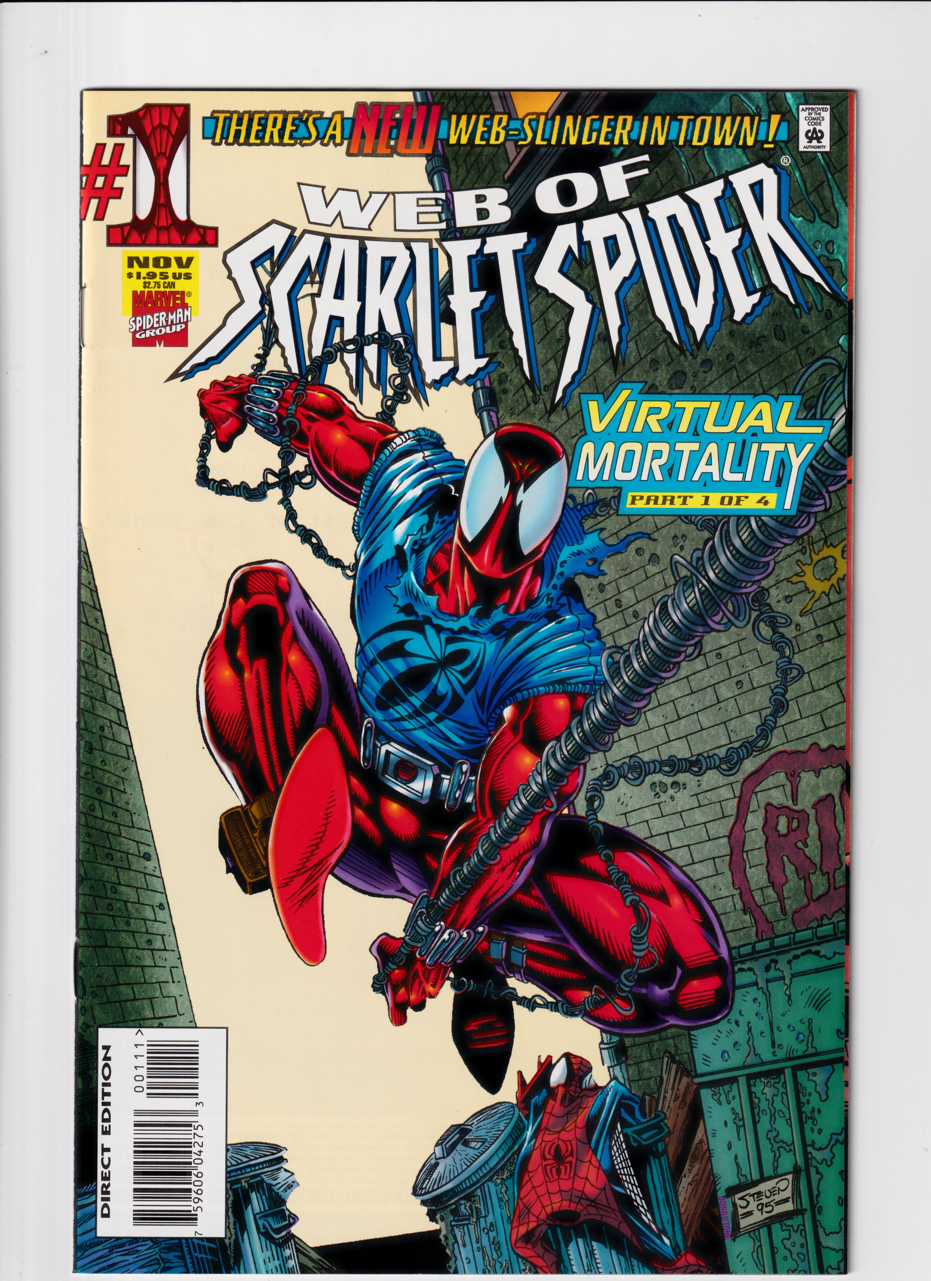Web Of Scarlet Spider #1 NM (9.6) (1995)