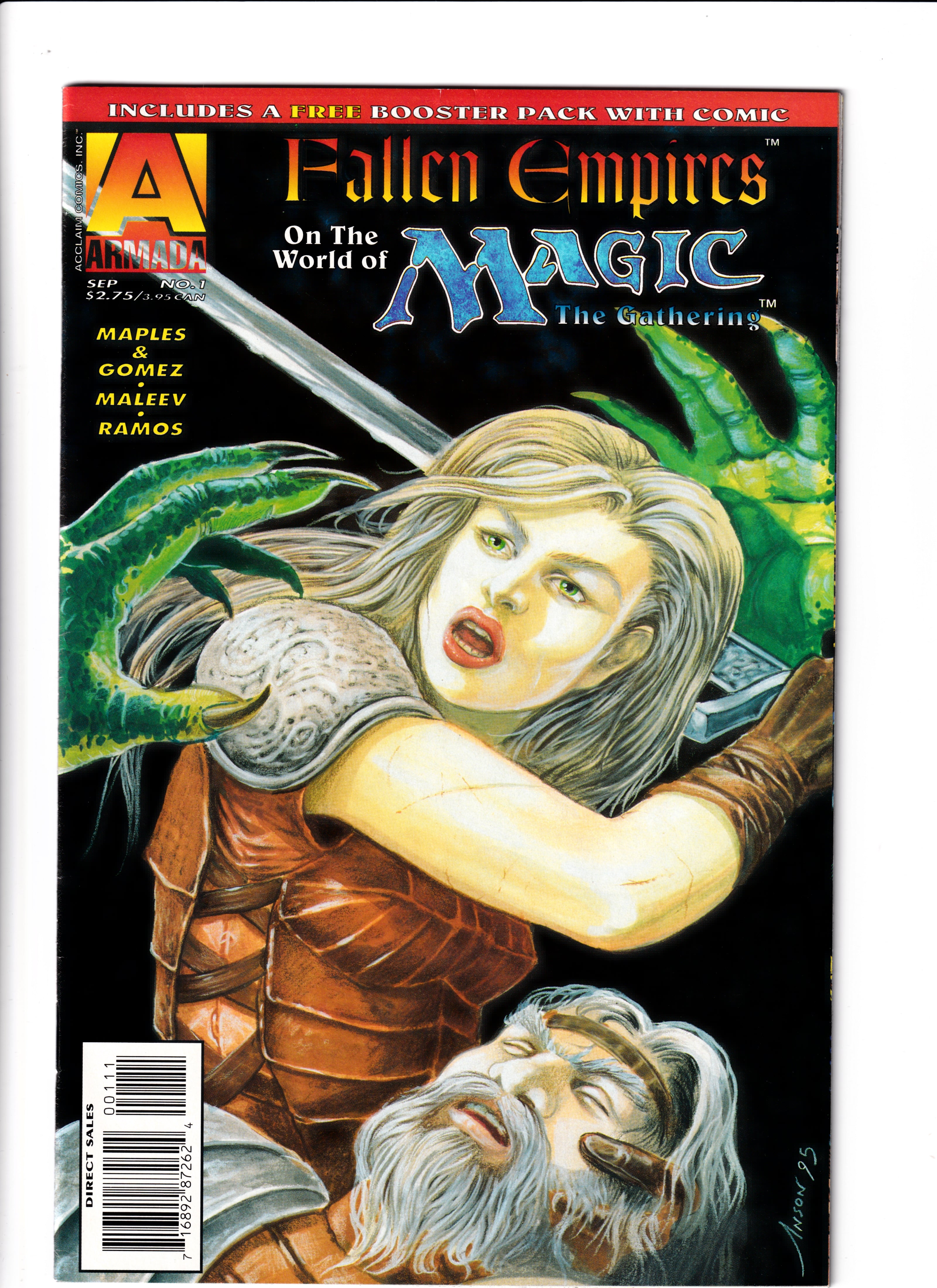 Fallen Empires on the World of Magic: The Gathering #1 NM (9.2) (1995)
