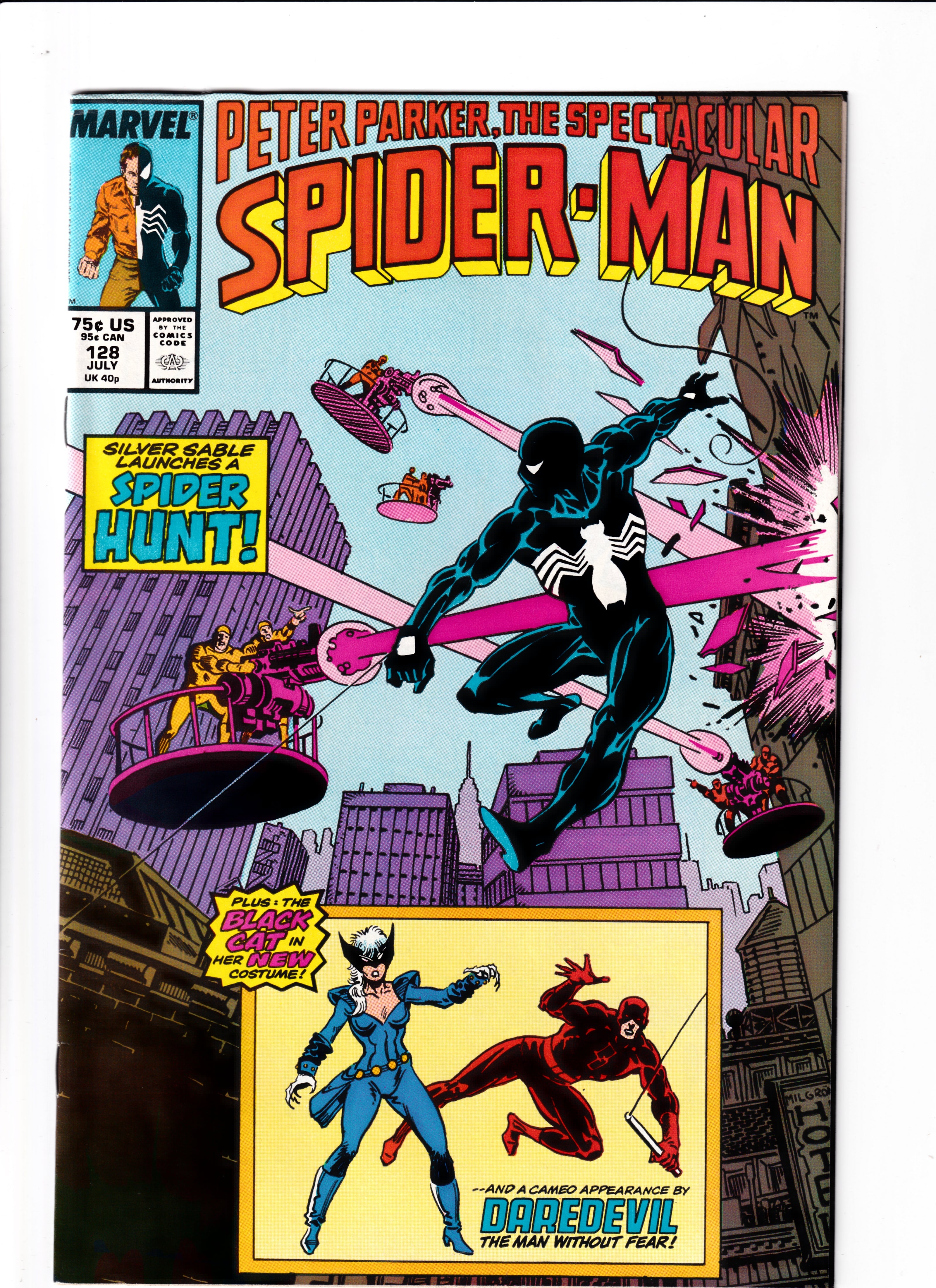 Spectacular Spider-Man #128 VF (8.5) (1987)