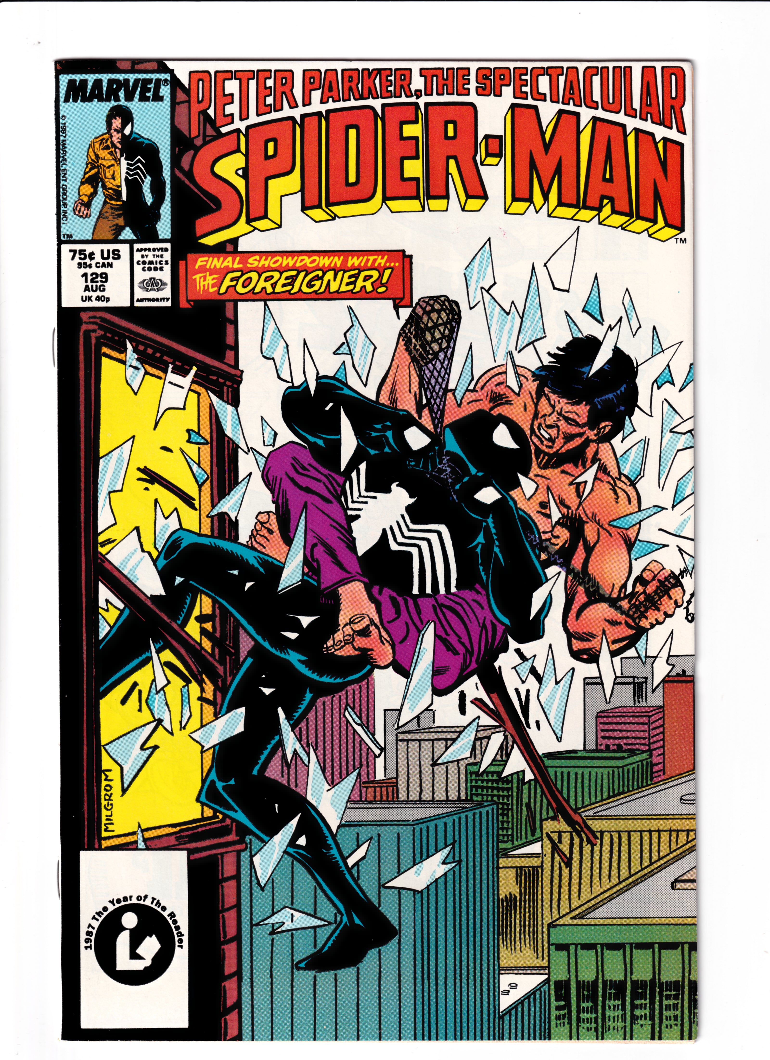 Spectacular Spider-Man #129 NM (9.2) (1987)