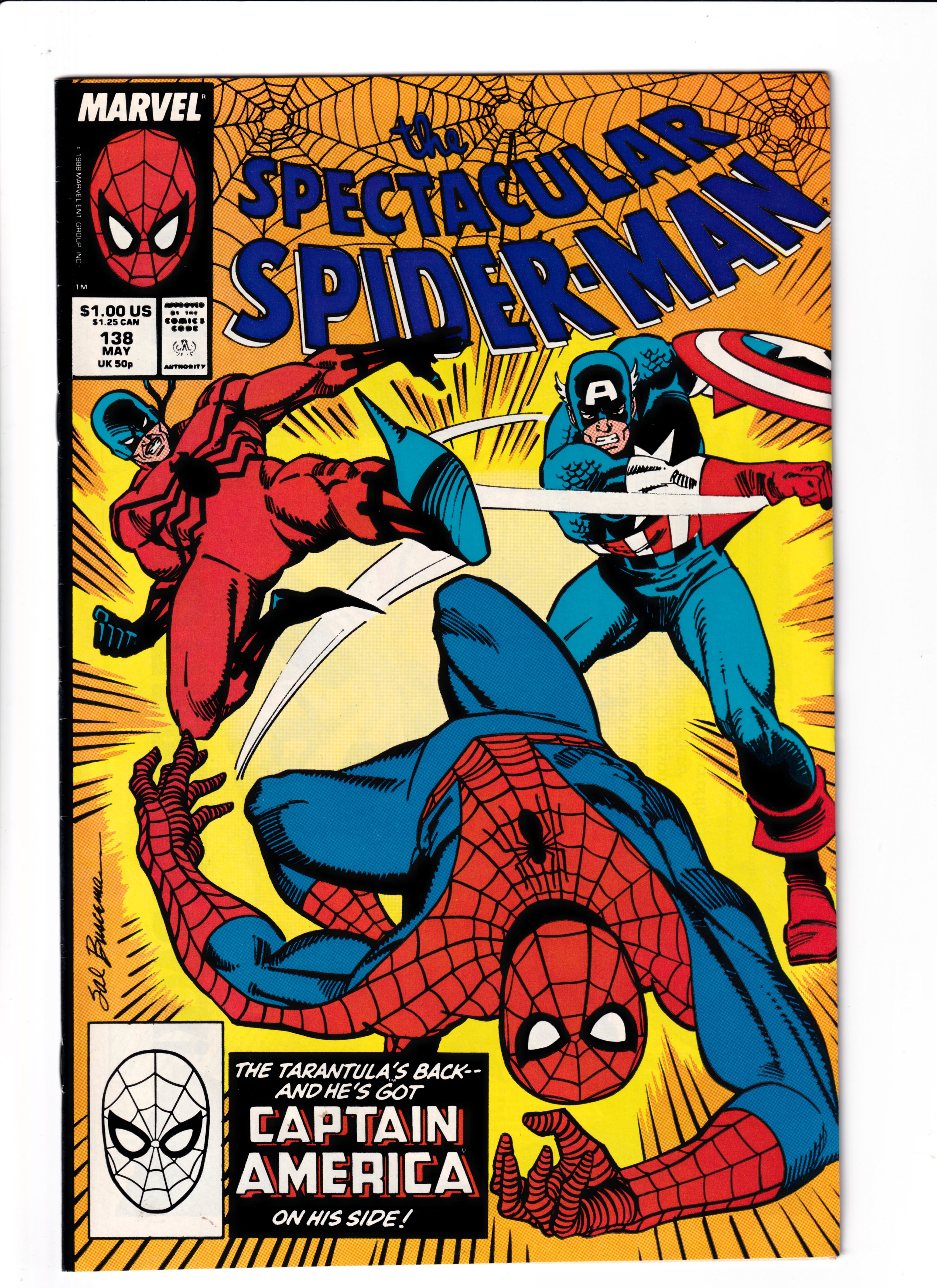 Spectacular Spider-Man #138 NM (9.2) (1988)