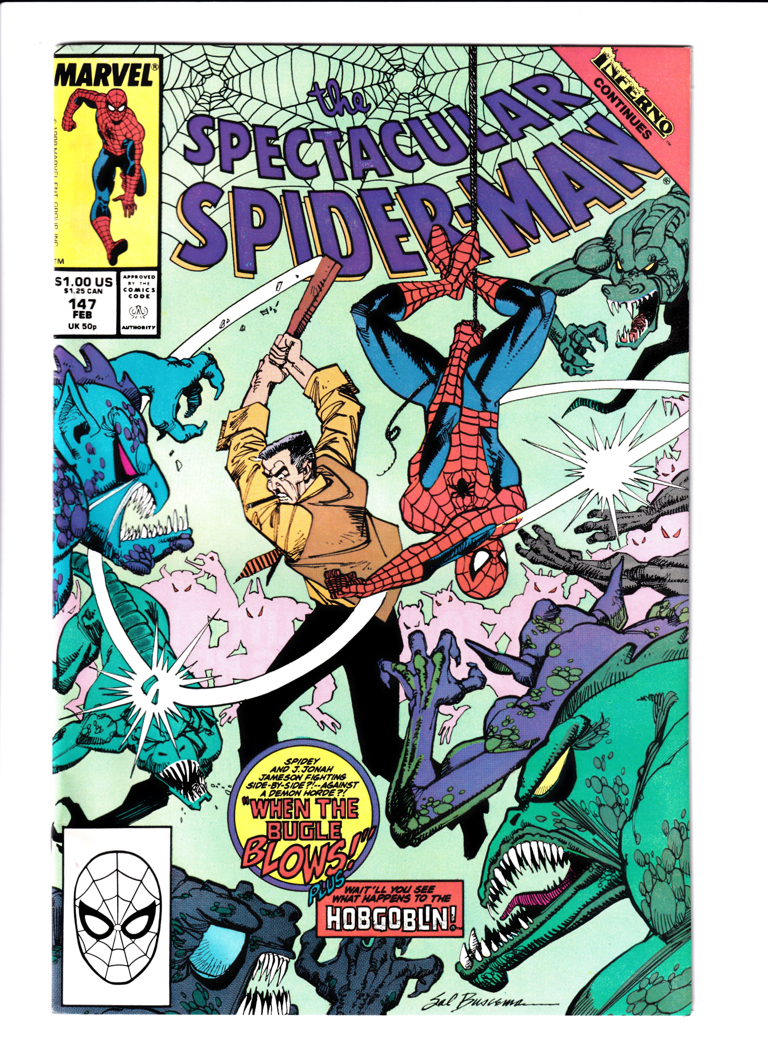 Spectacular Spider-Man #147 Mid Grade (1988)