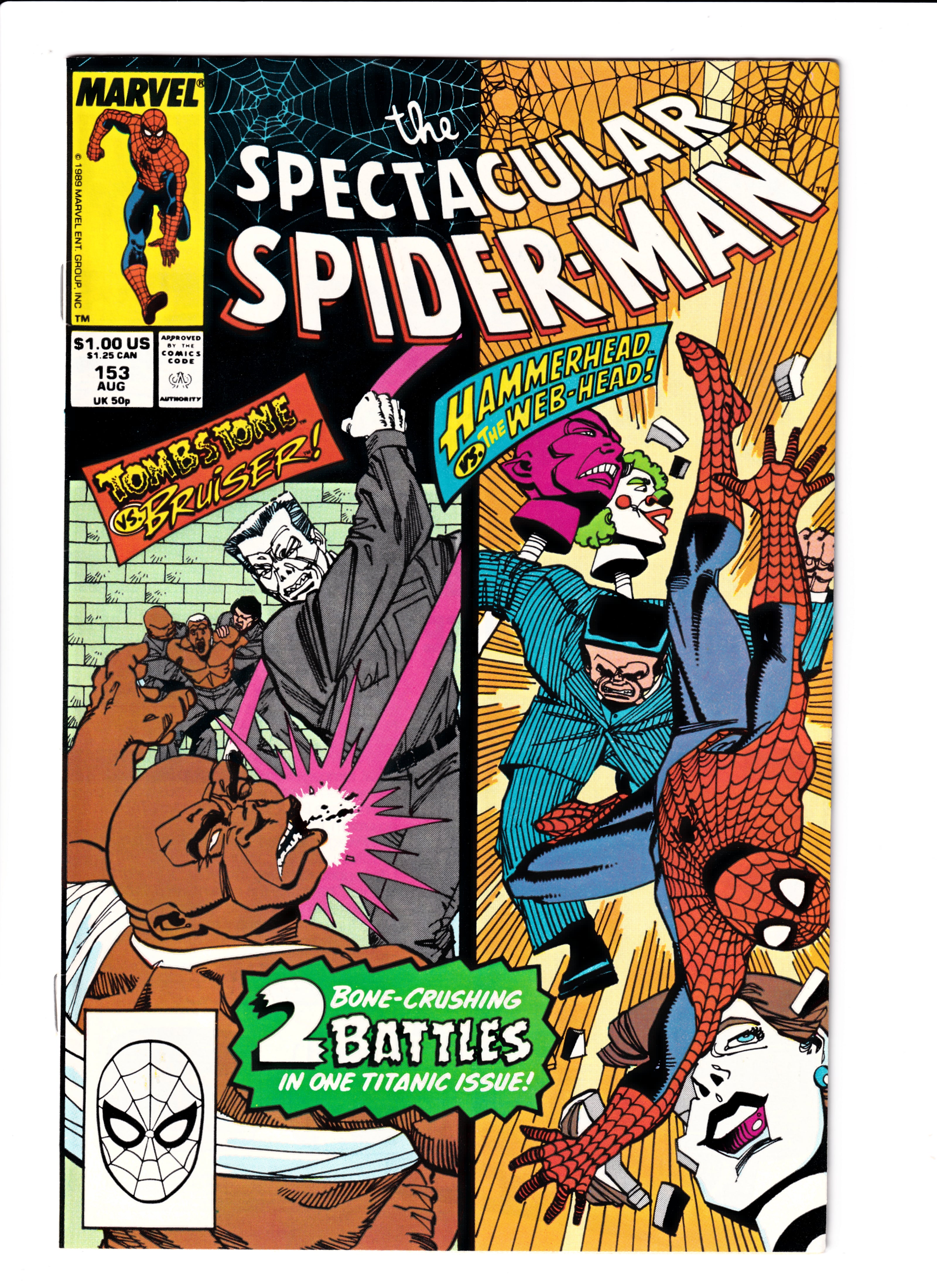 Spectacular Spider-Man #153 NM (9.0) (1989)