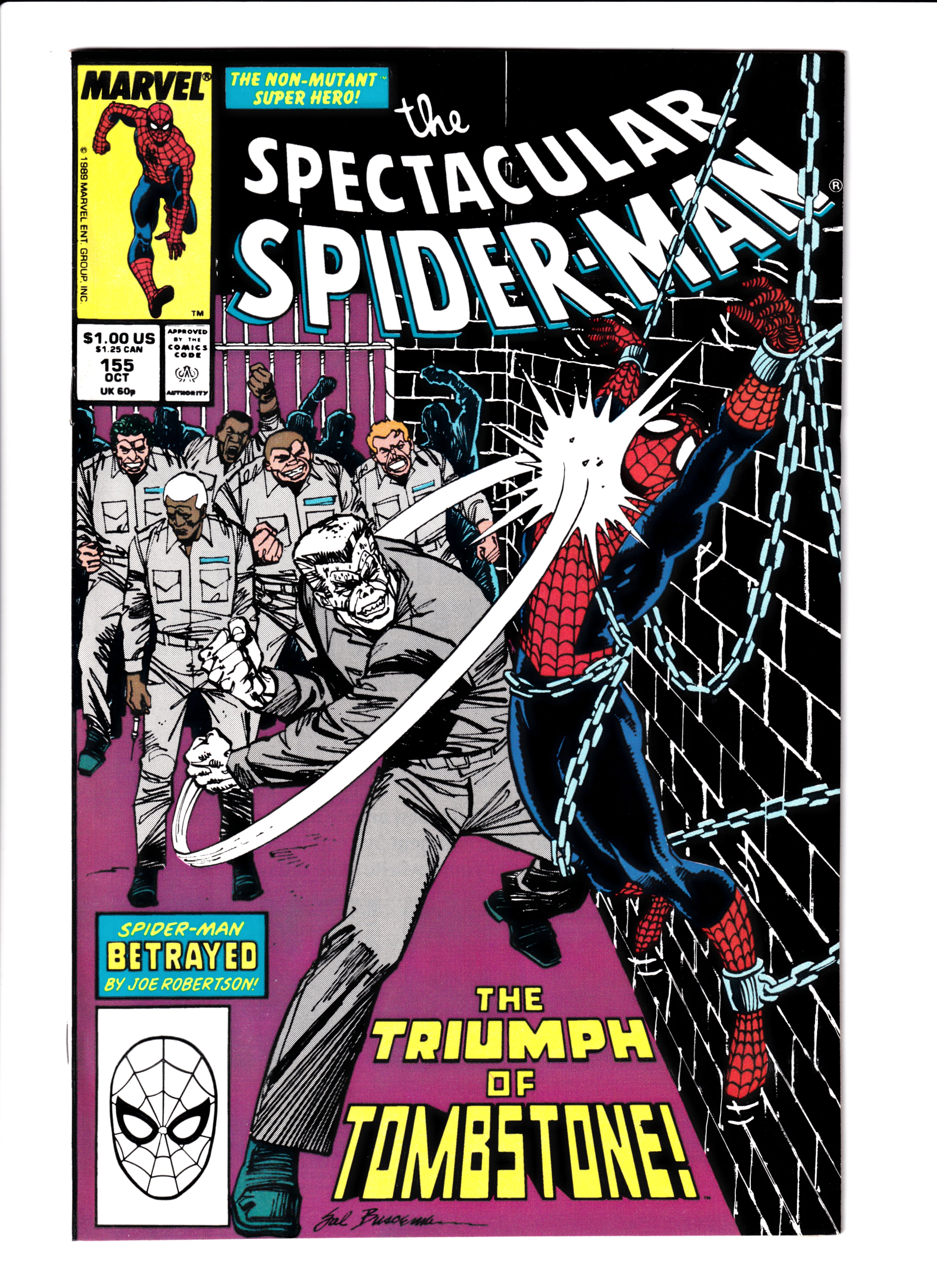 Spectacular Spider-Man #155 NM (9.0) (1989)