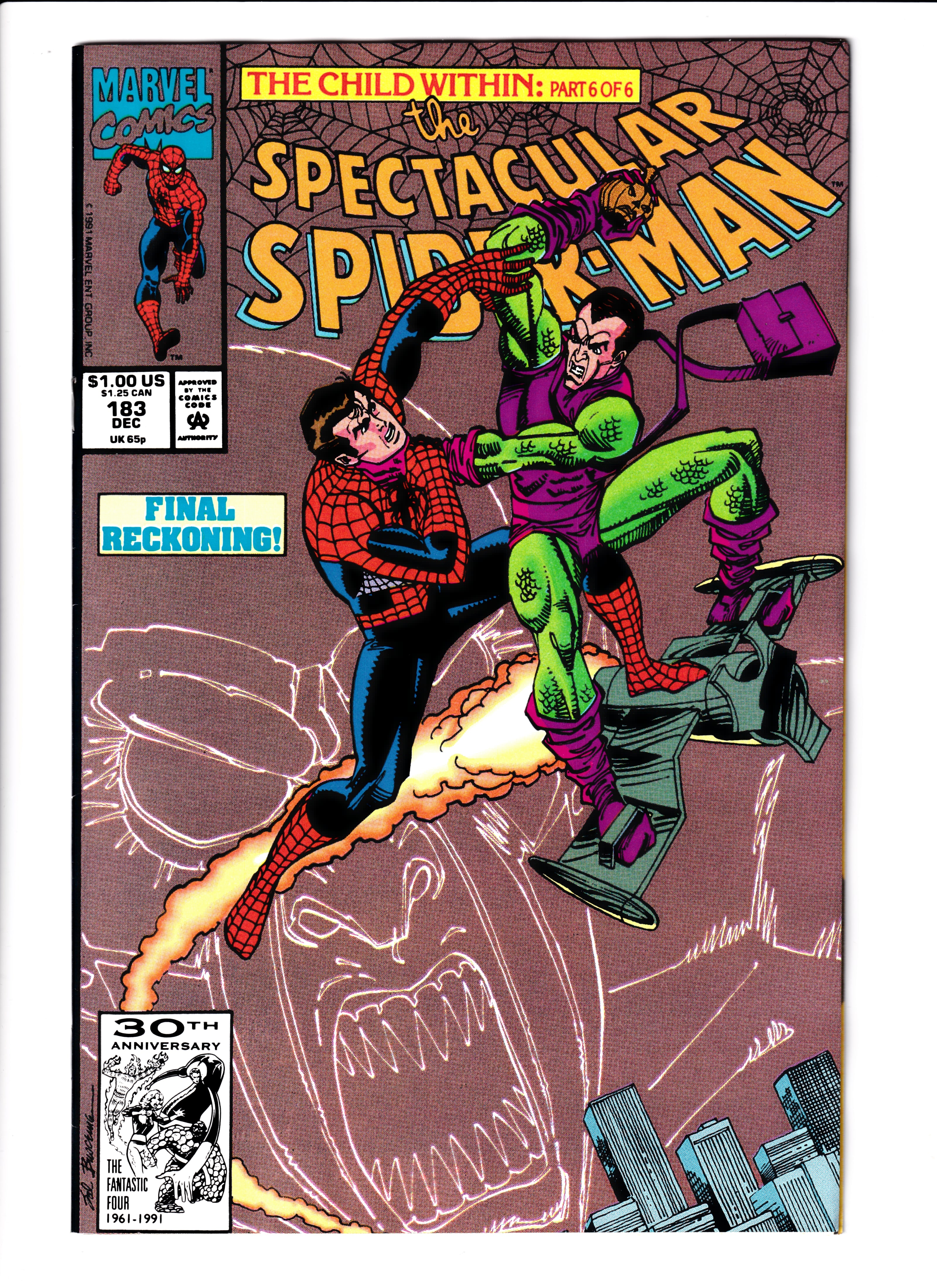 Spectacular Spider-Man #183 NM (9.0) (1991)