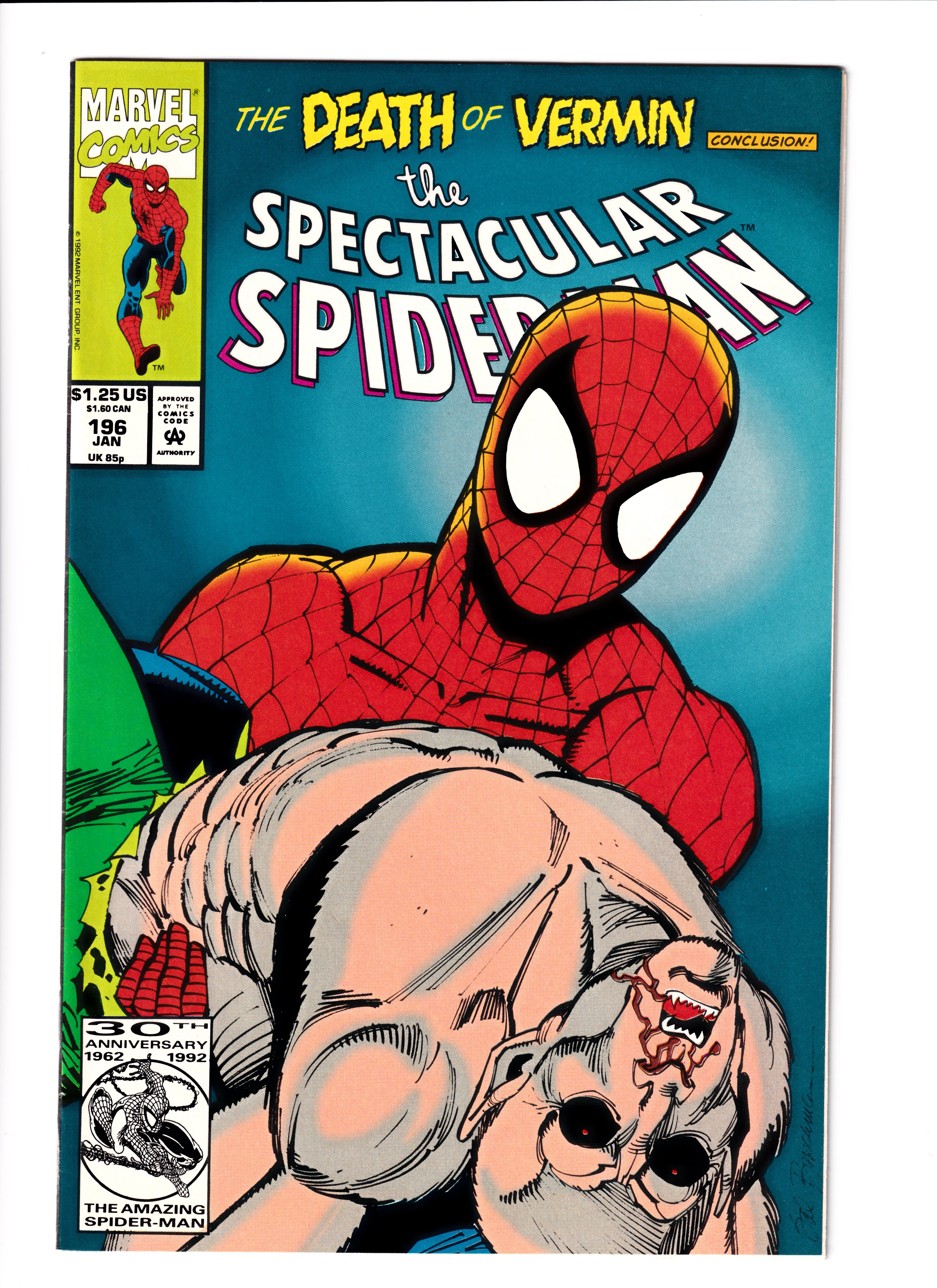 Spectacular Spider-Man #196 NM (9.2) (1992)
