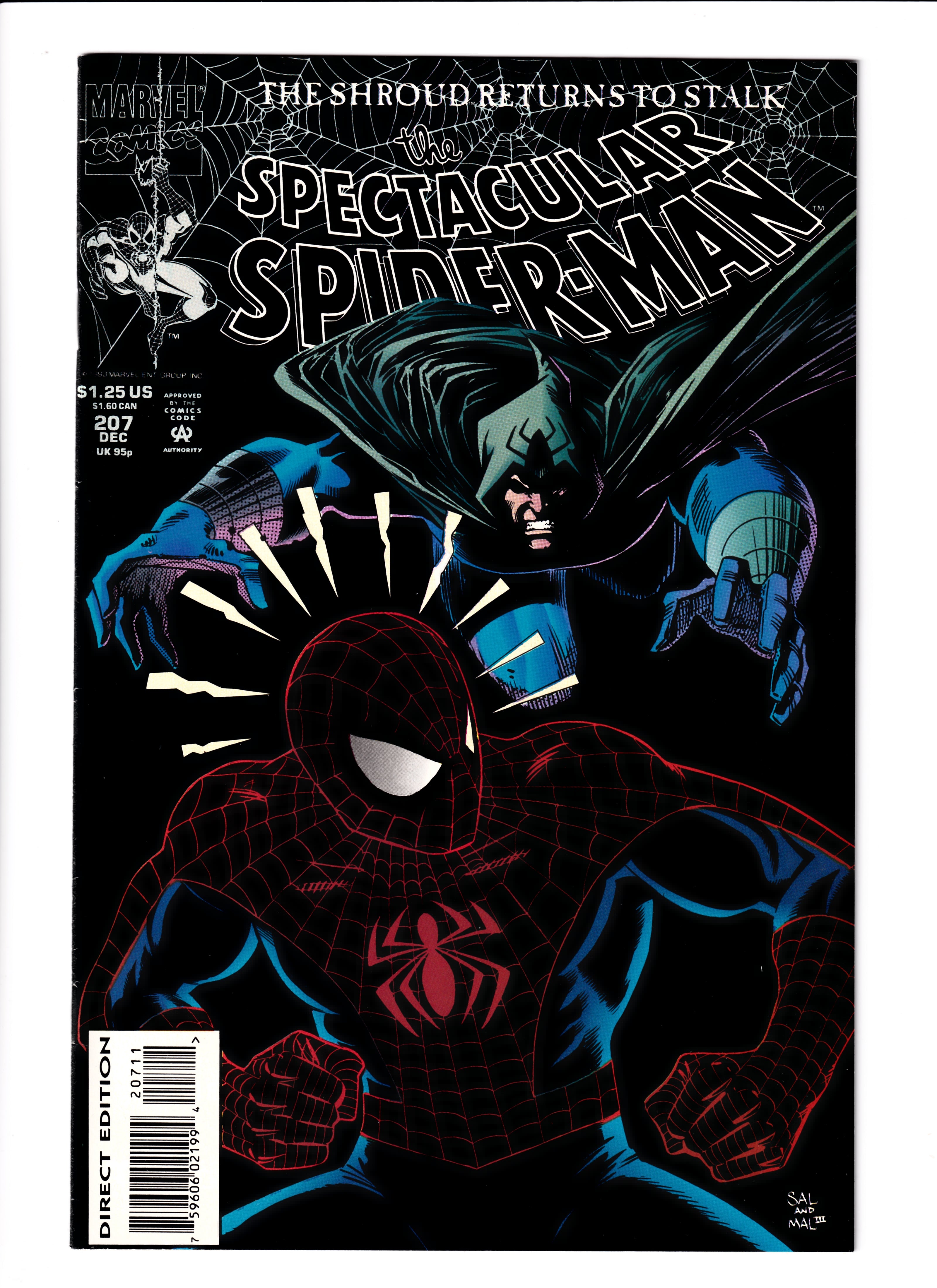 Spectacular Spider-Man #207 NM (9.2) (1992)