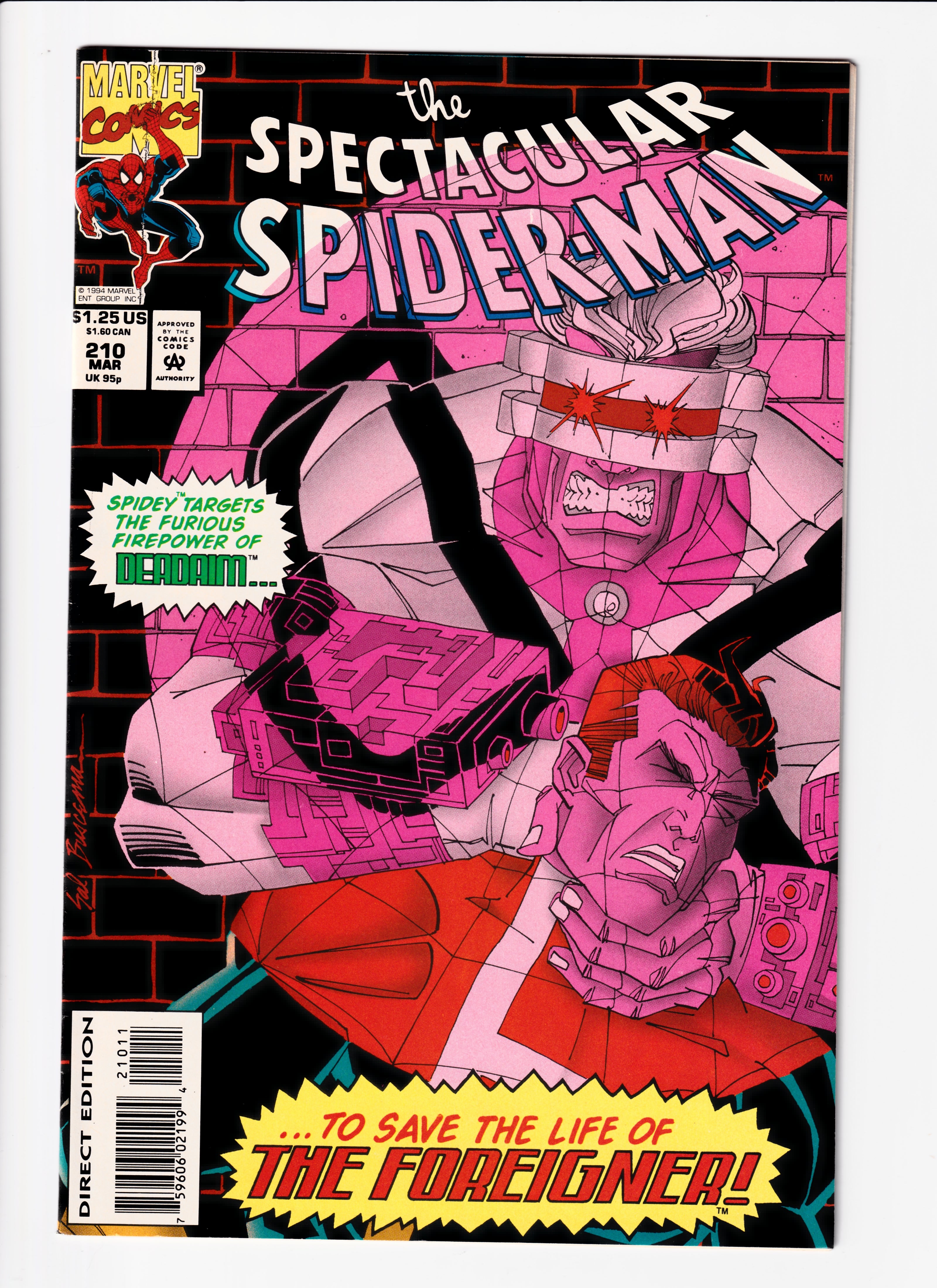 Spectacular Spider-Man #210 NM (9.0) (1992)