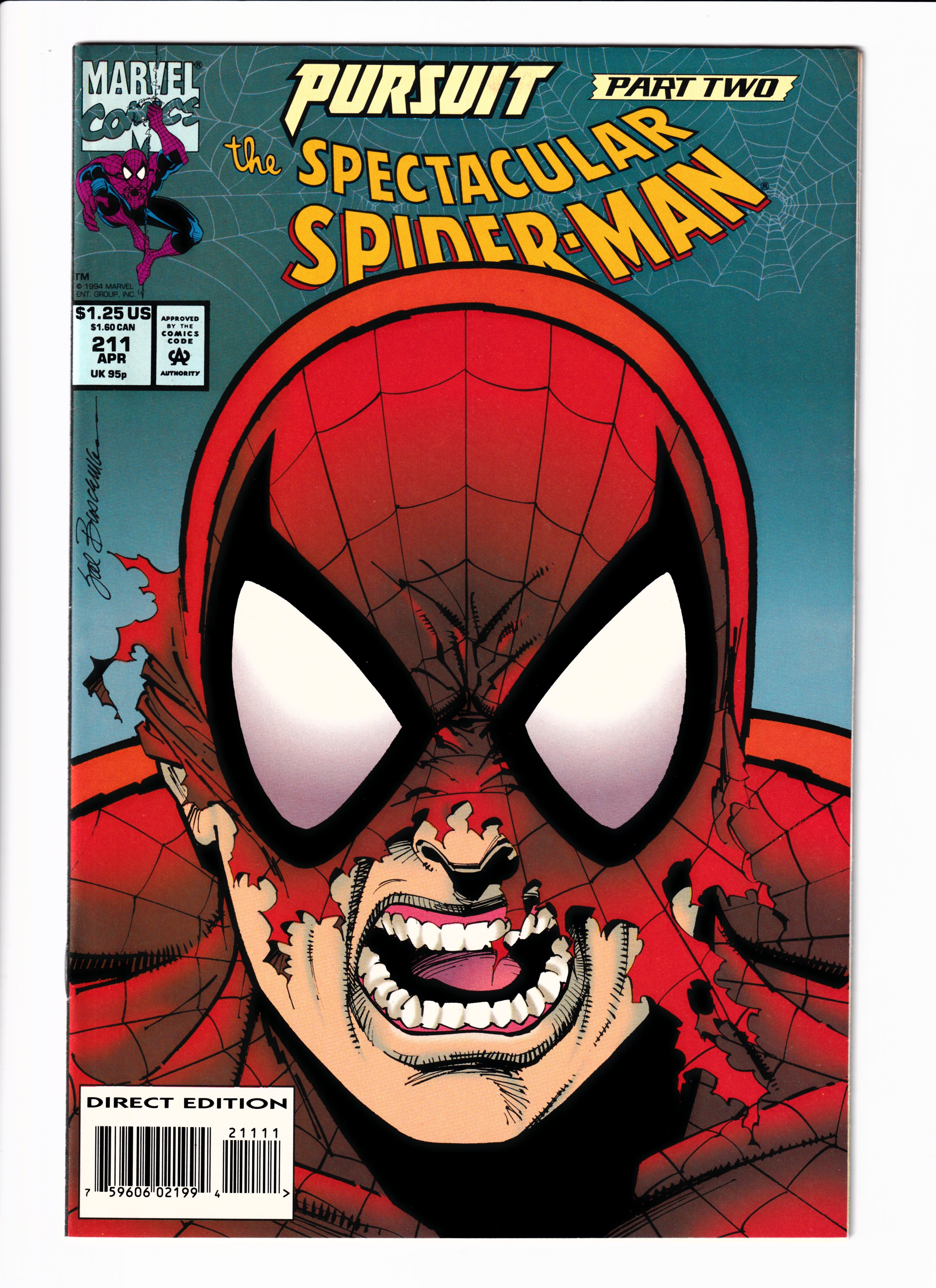 Spectacular Spider-Man #211 NM (9.2) (1992)