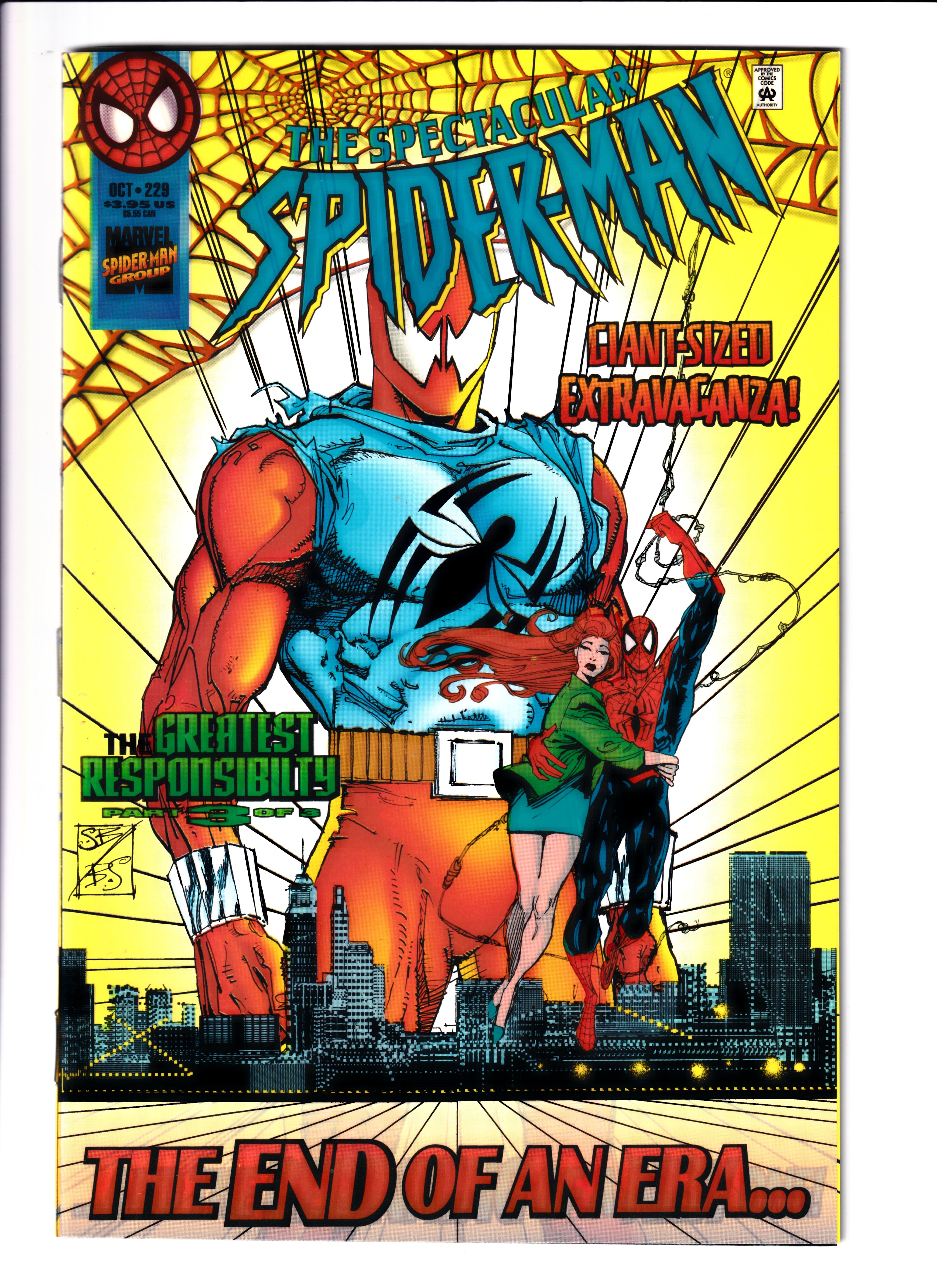 Spectacular Spider-Man #229 VF (8.5) (1992)