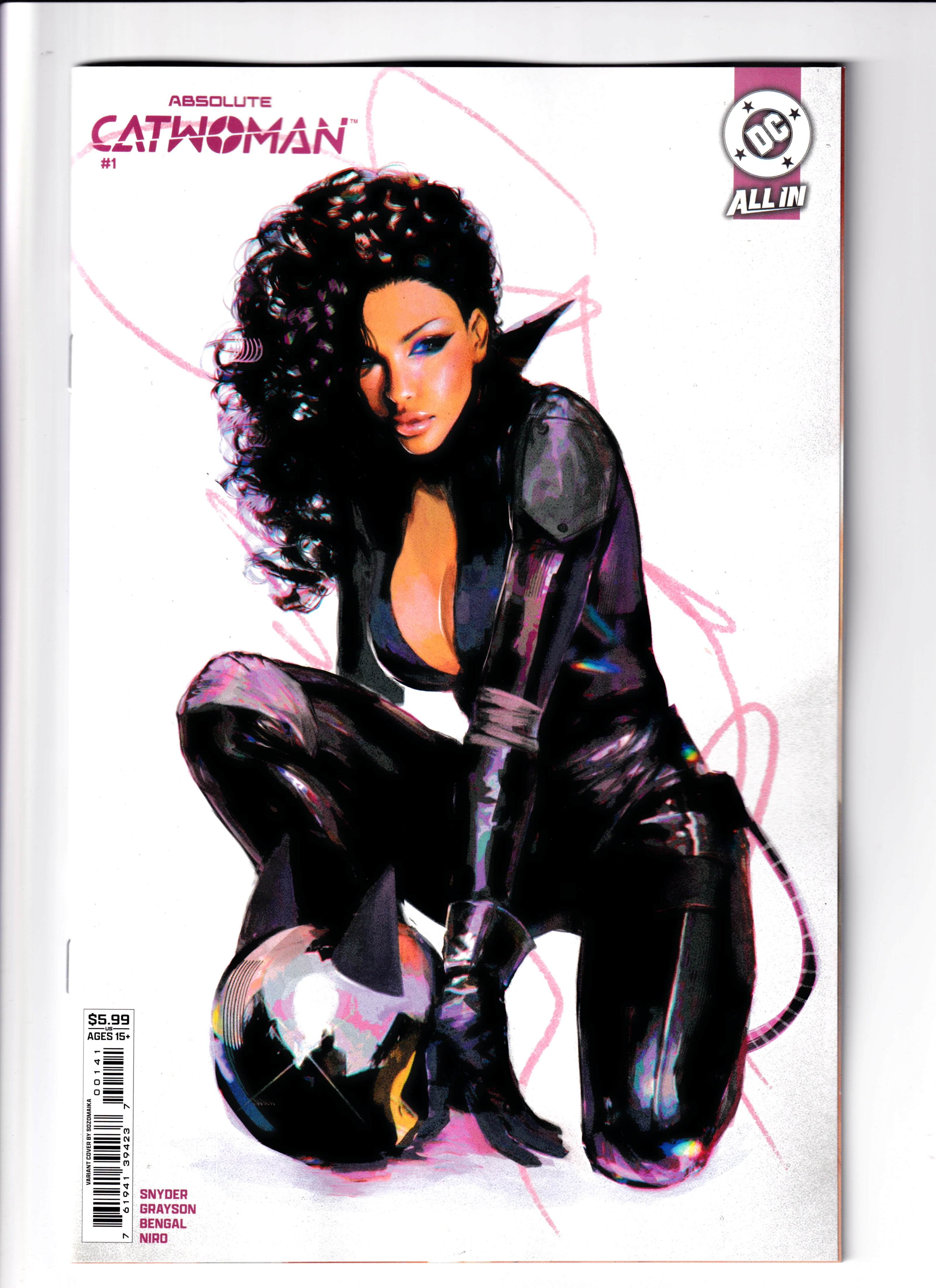 ABSOLUTE CATWOMAN #1 (OF 6) CVR D SOZOMAIKA CARD STOCK VAR