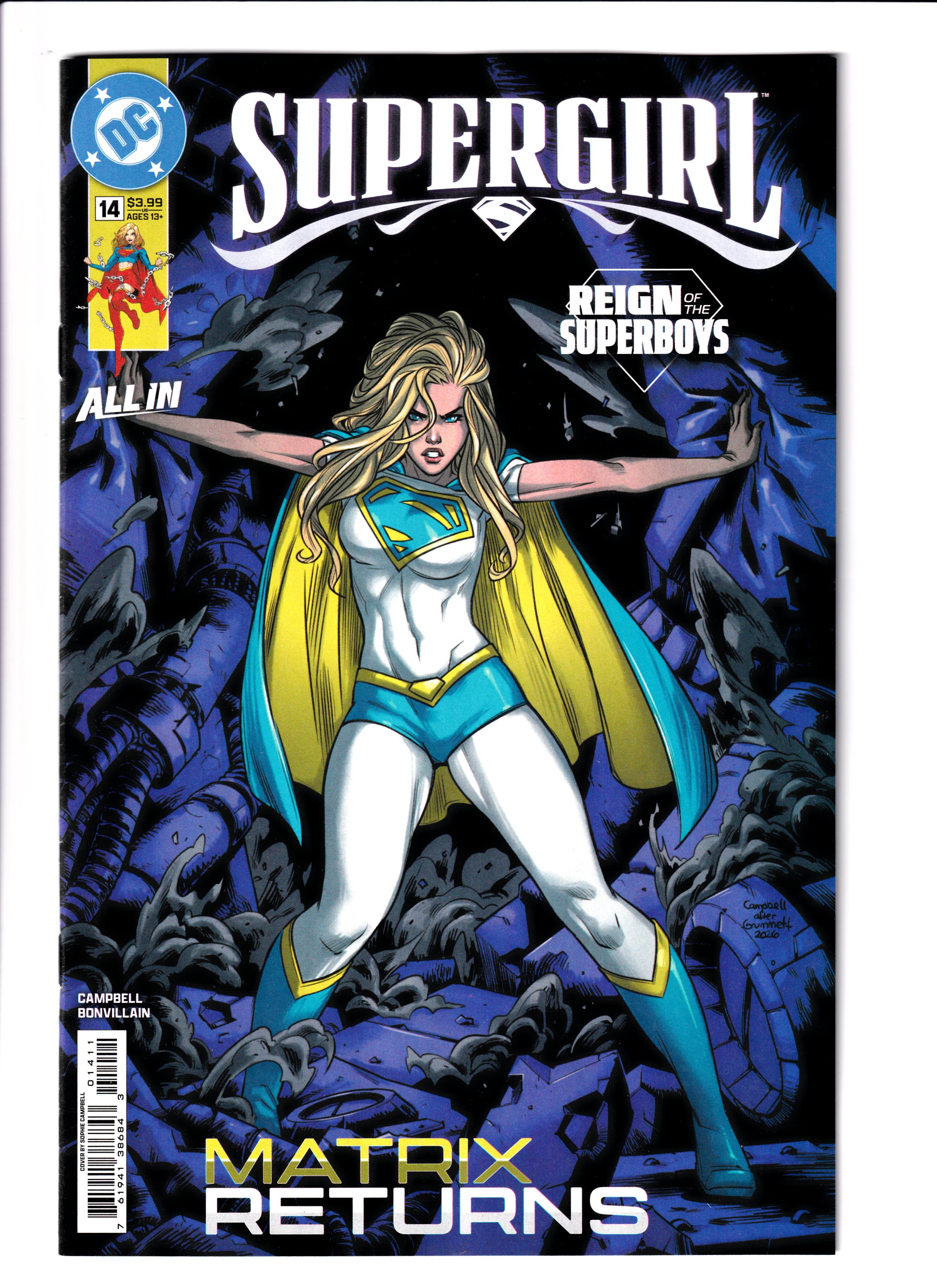 SUPERGIRL #14 CVR A SOPHIE CAMPBELL (THE REIGN OF THE SUPERBOYS)