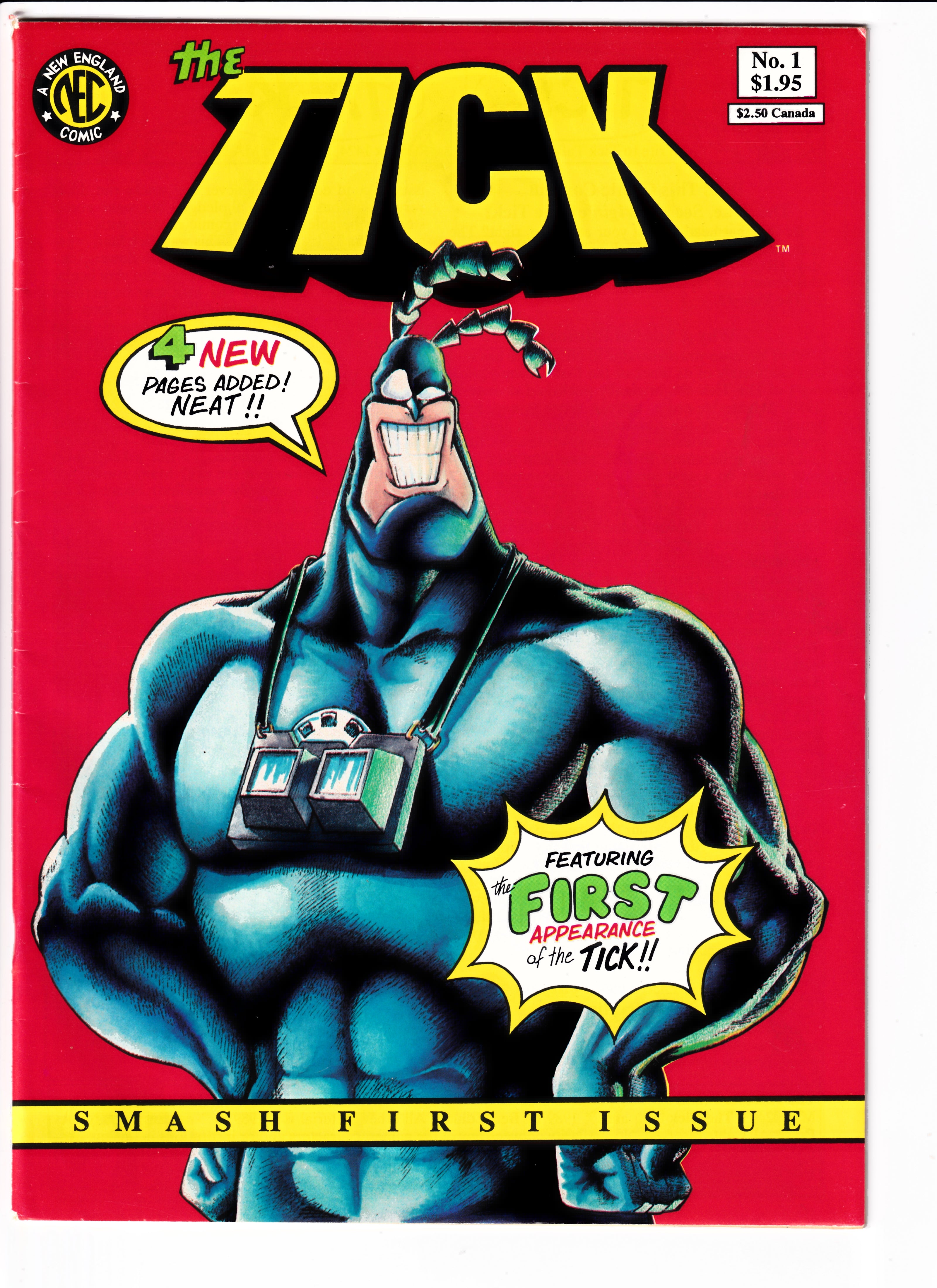 The Tick #1 2nd Print VF (7.5) (1989)
