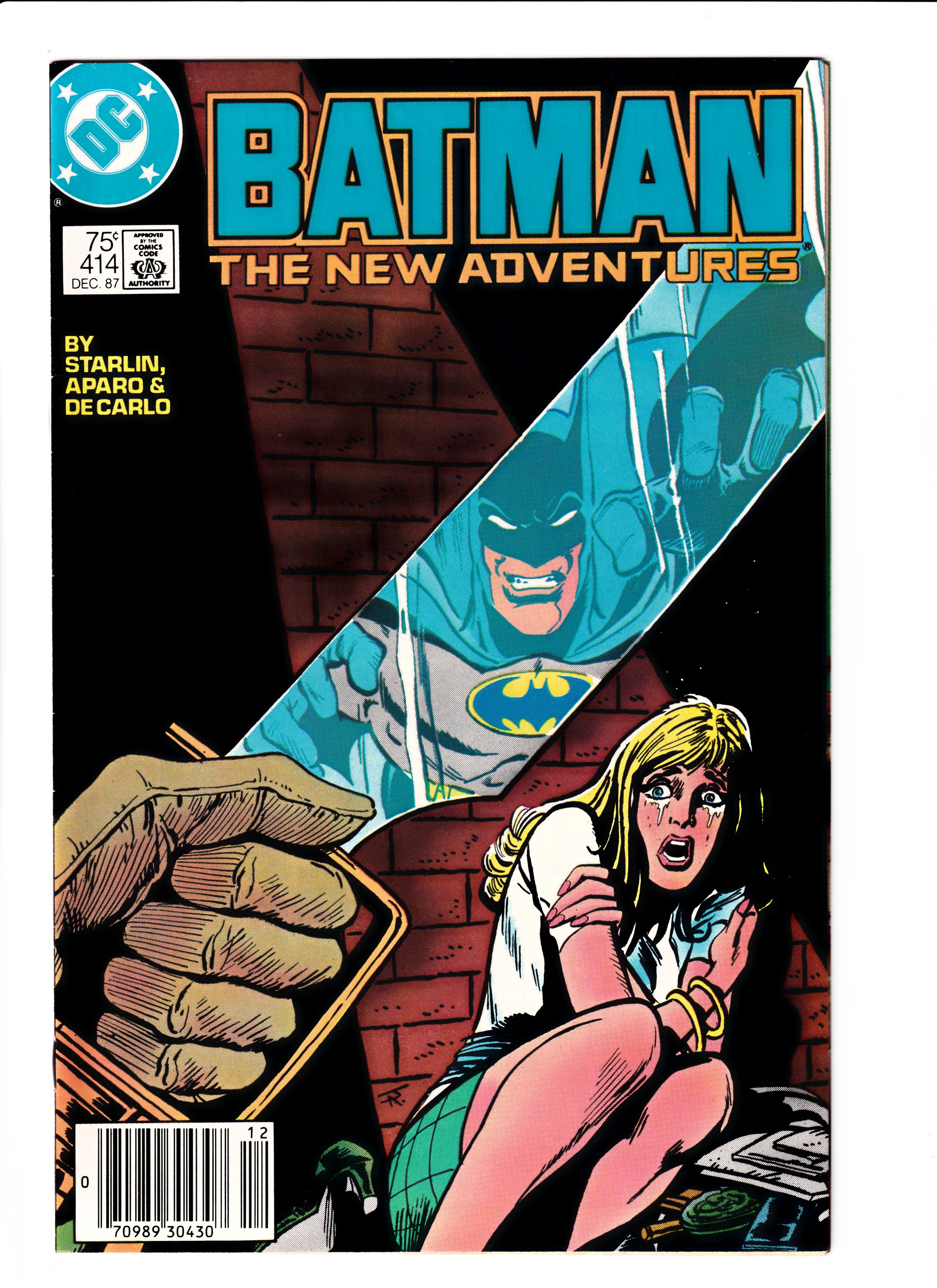Batman #414 Newsstand Var. NM (9.0) (1987)