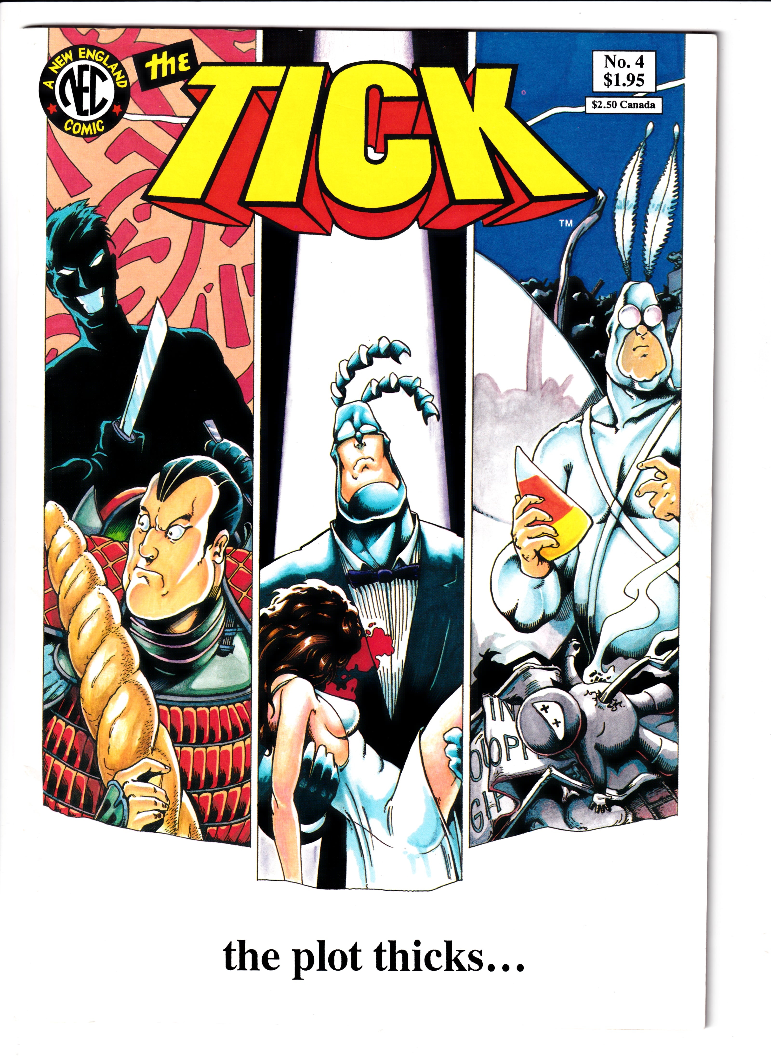 The Tick #4 VF (7.5) (1989)