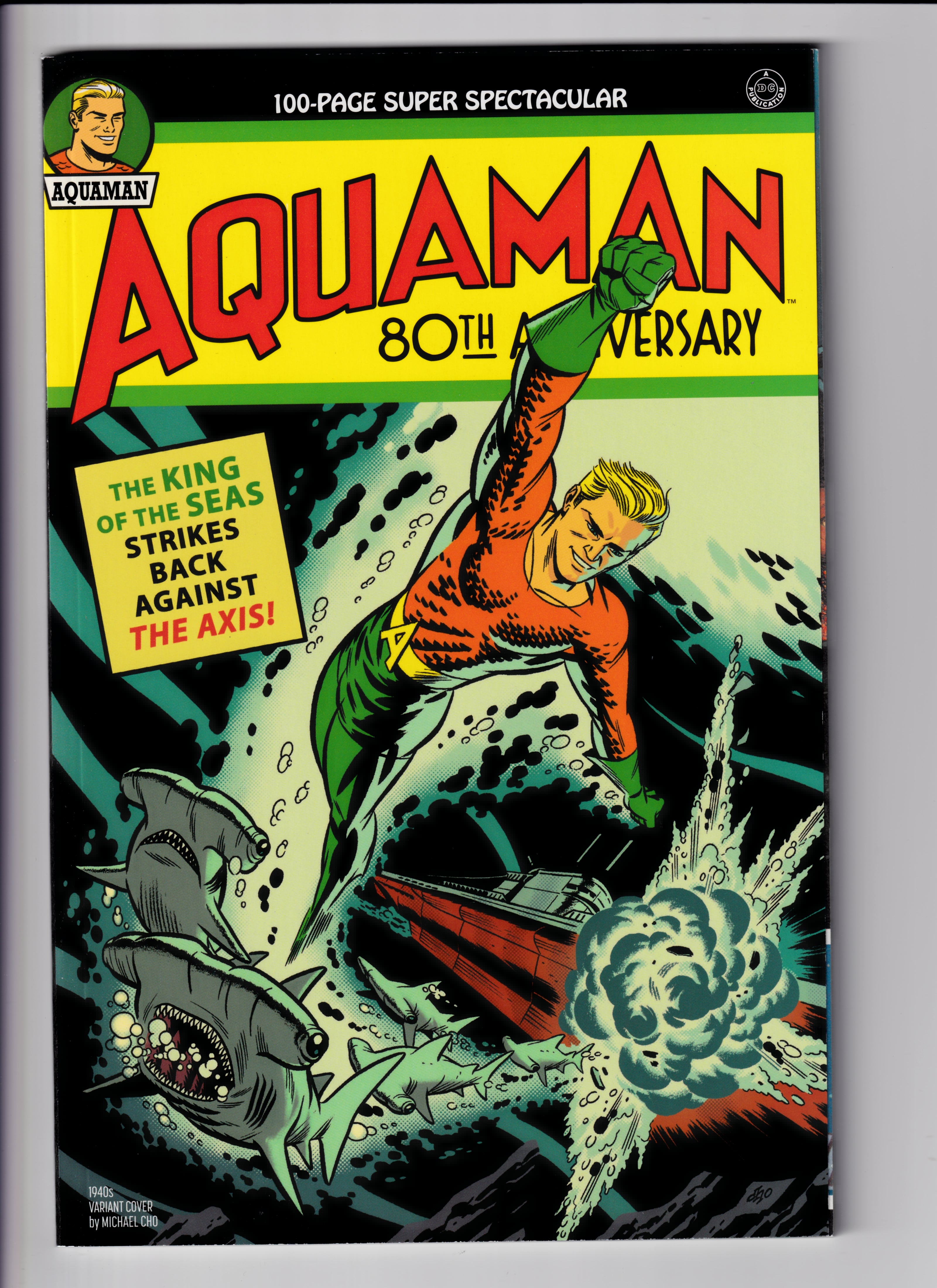 Aquaman 80th Anniversary 100 Page Spectacular Cho 1940s Var. NM (9.6) (2021)