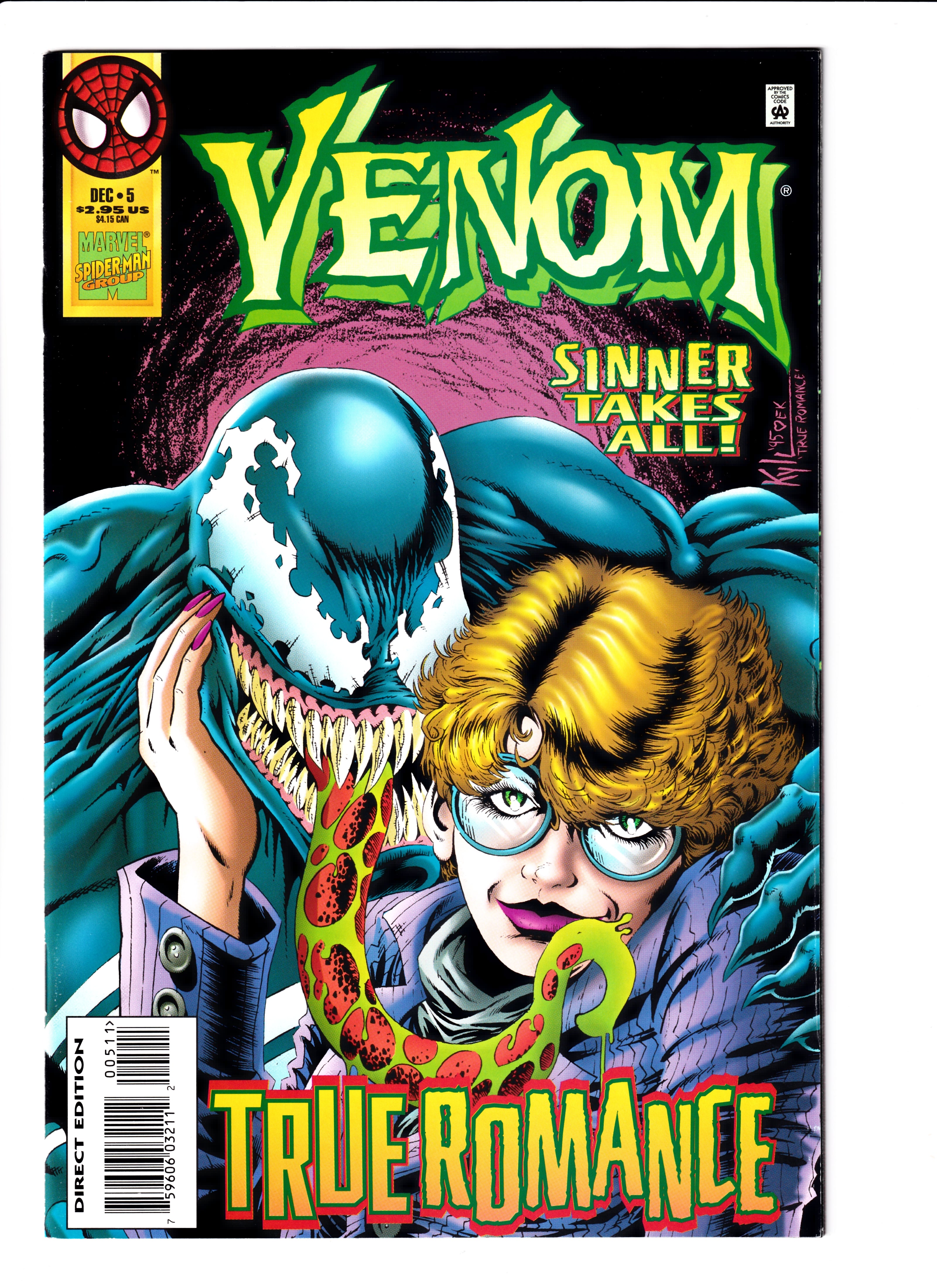 Venom: Sinner Takes All #5 NM (9.4) (1995)
