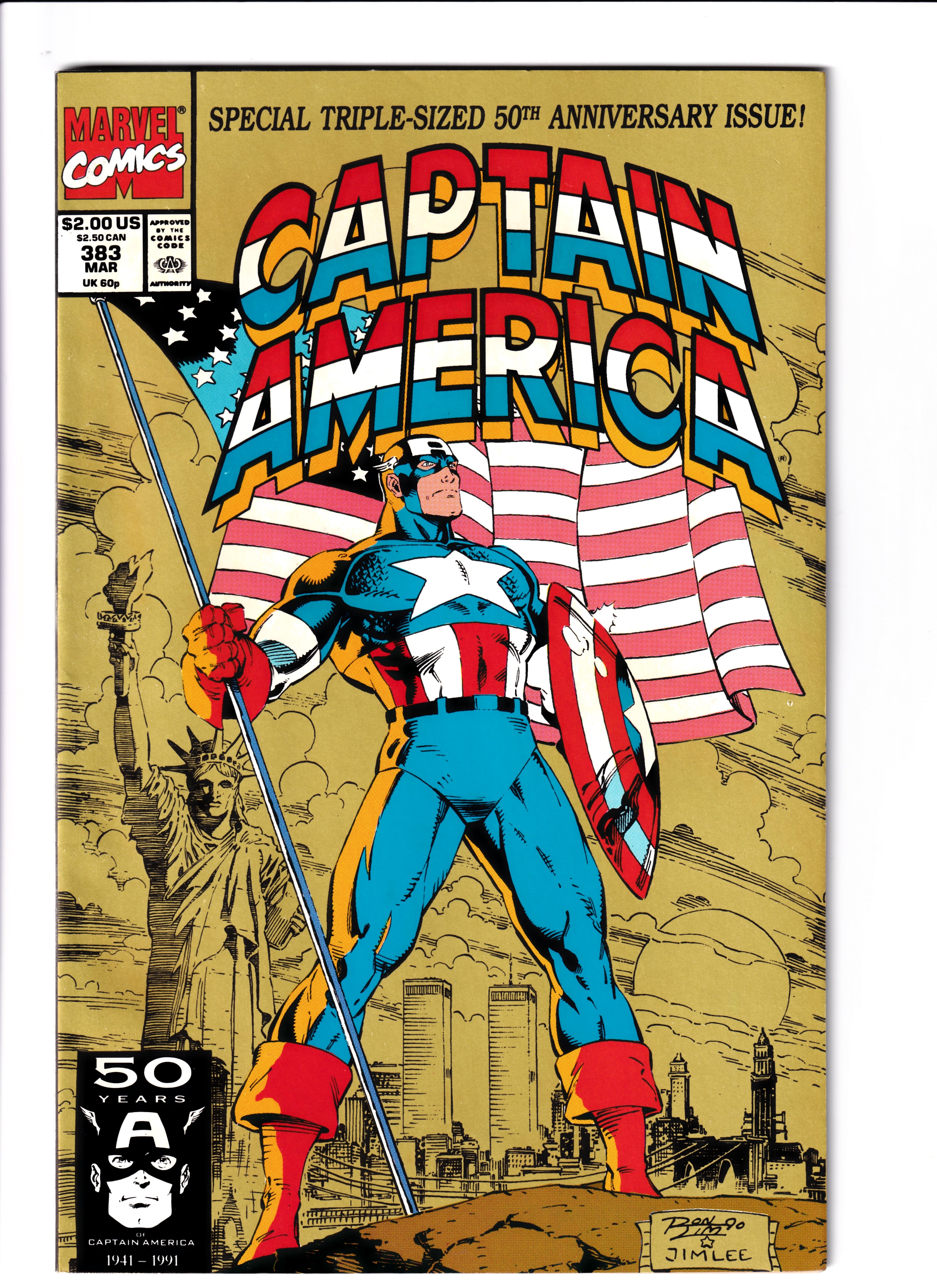 Captain America #383 NM (9.2) (1991)