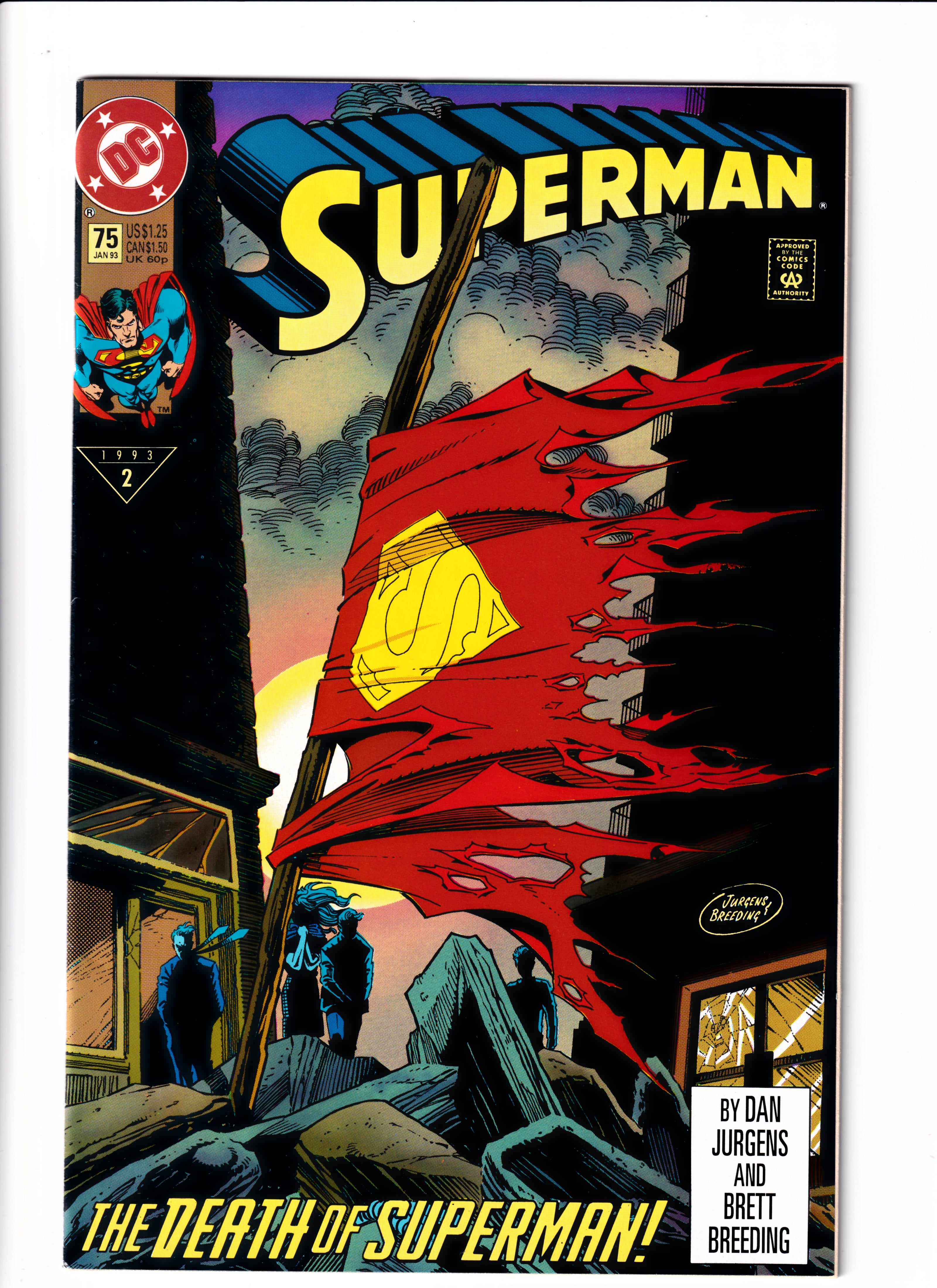 Superman #75 1st Print VF (8.5) (1993)