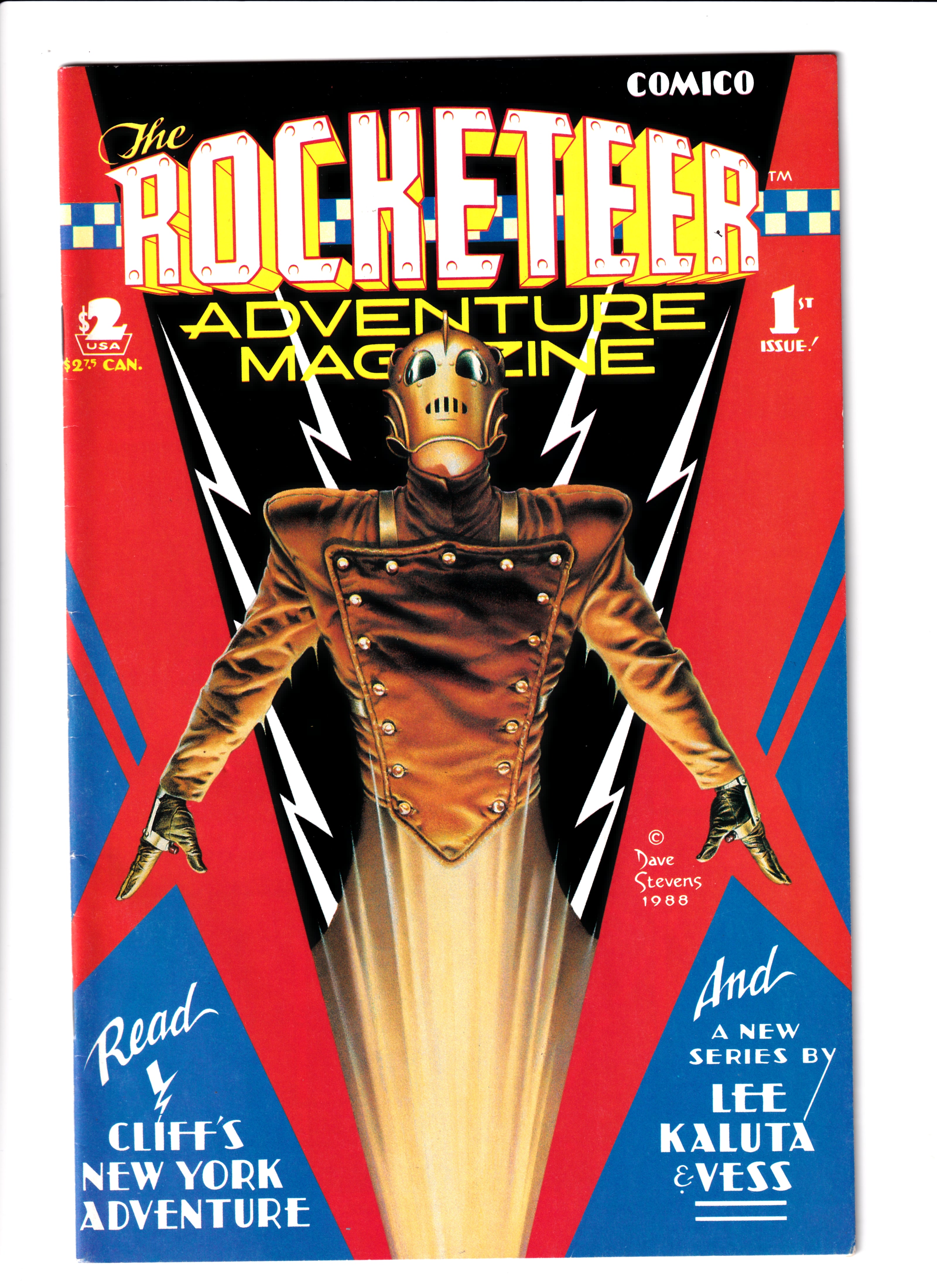 Rocketeer Adventire Magazine #1 VF (8.5) (1988)