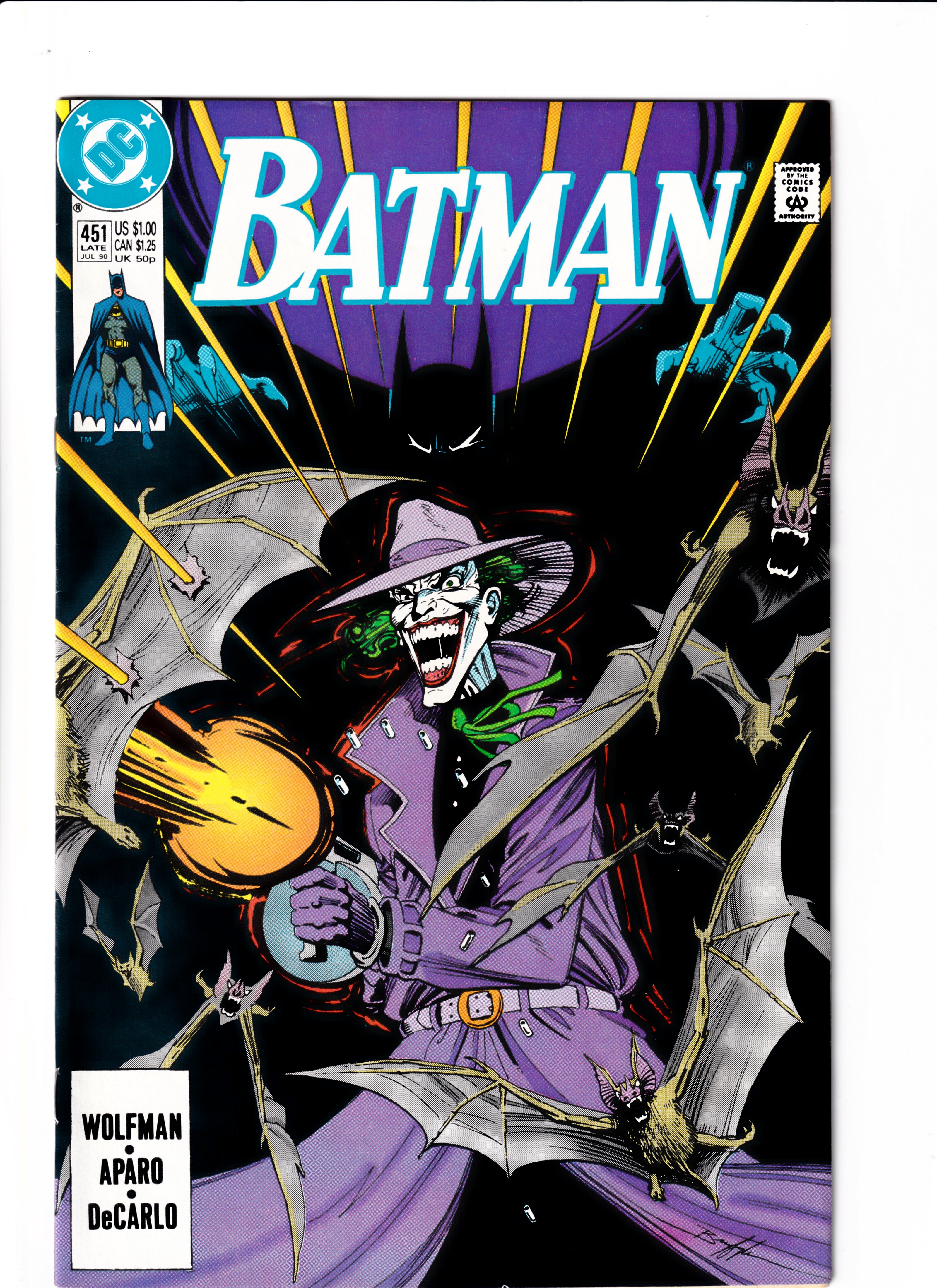 Batman #451 NM (9.2) (1990)