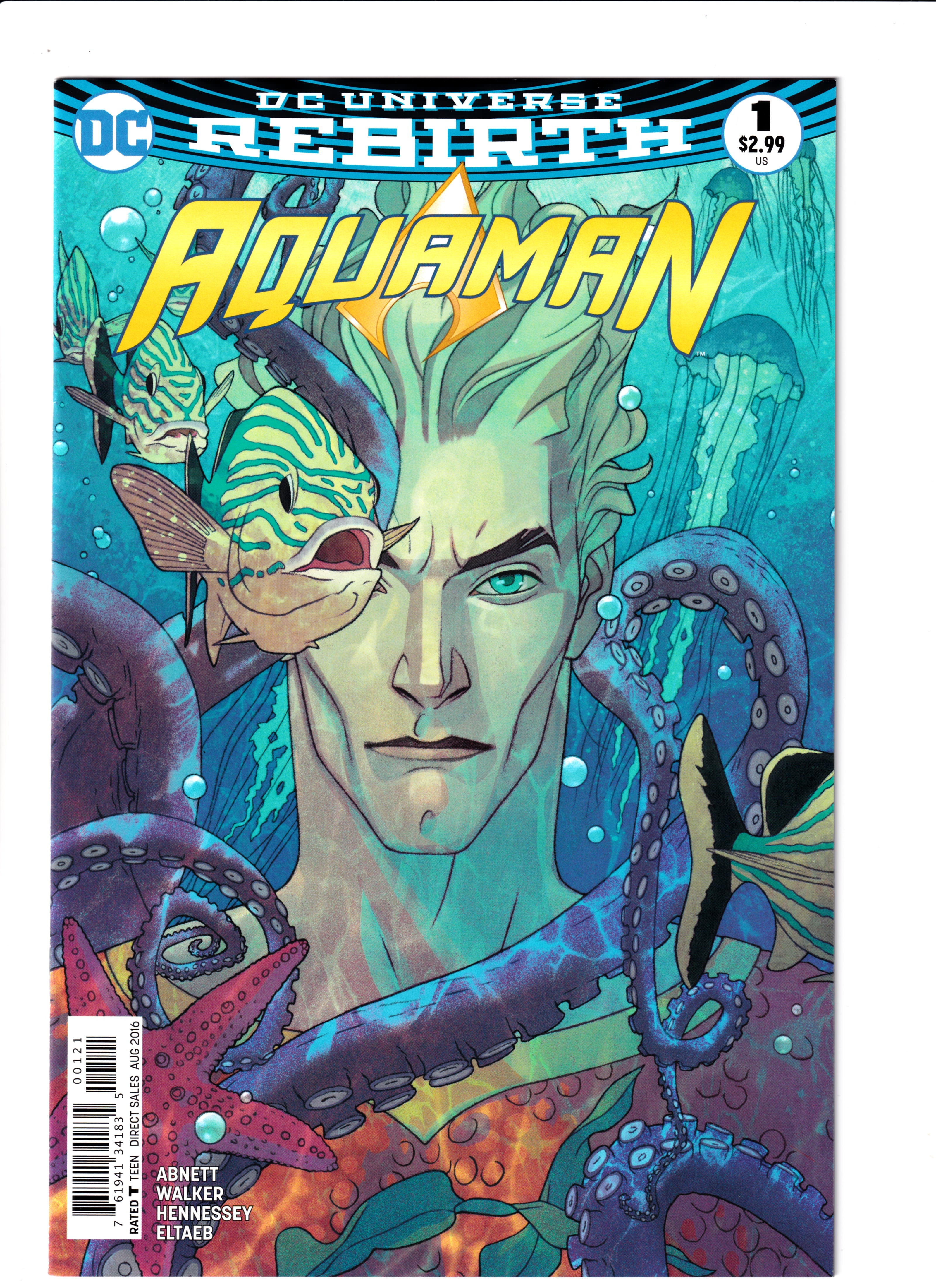 Aquaman #1 Middleton Var NM (9.6) (2016)