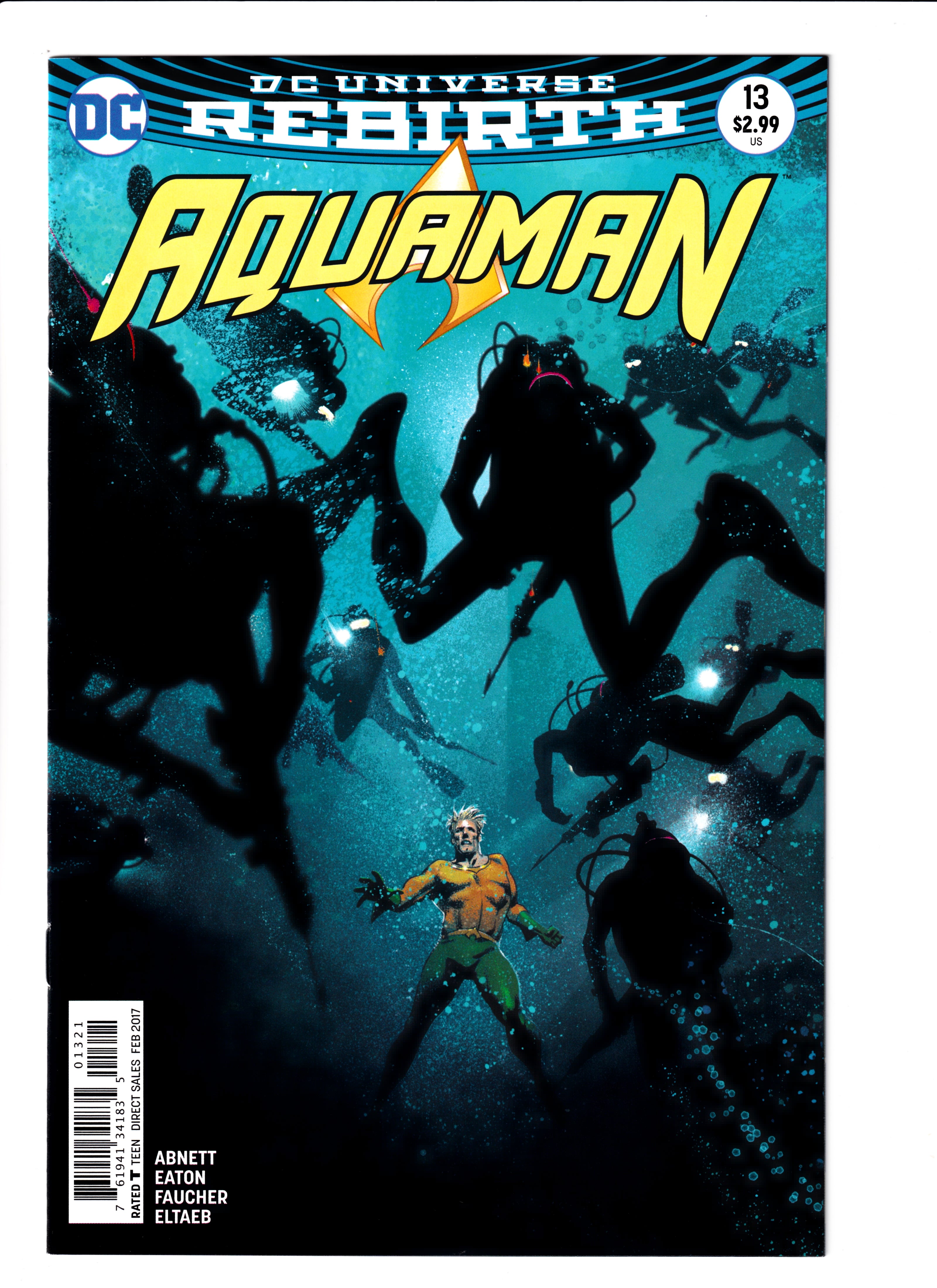 Aquaman #13 Middleton Var NM (9.4) (2016)