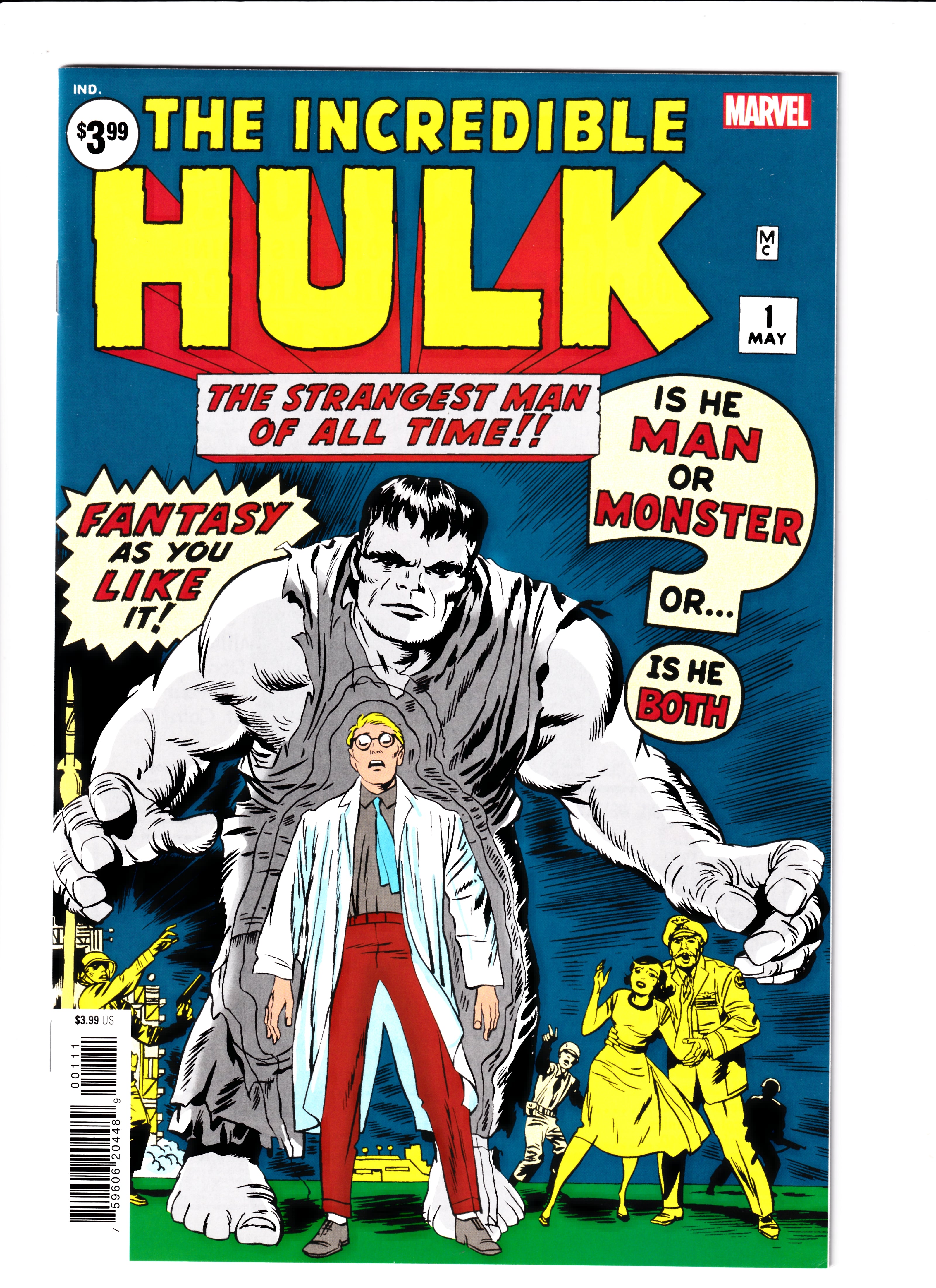 Incredible Hulk #1 Facsimile NM (9.8) (2023)