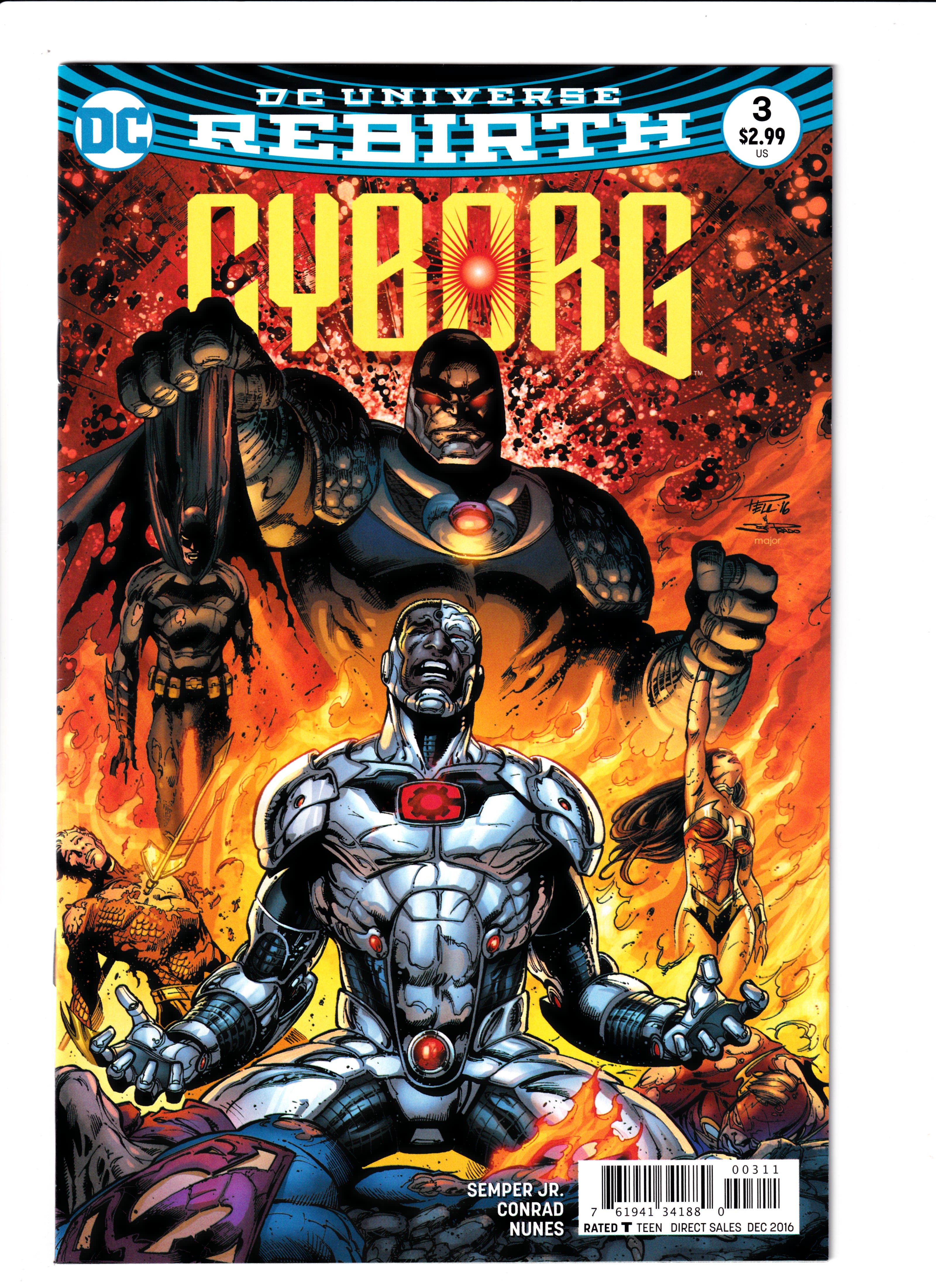 Cyborg #3 NM (9.4) (2016)
