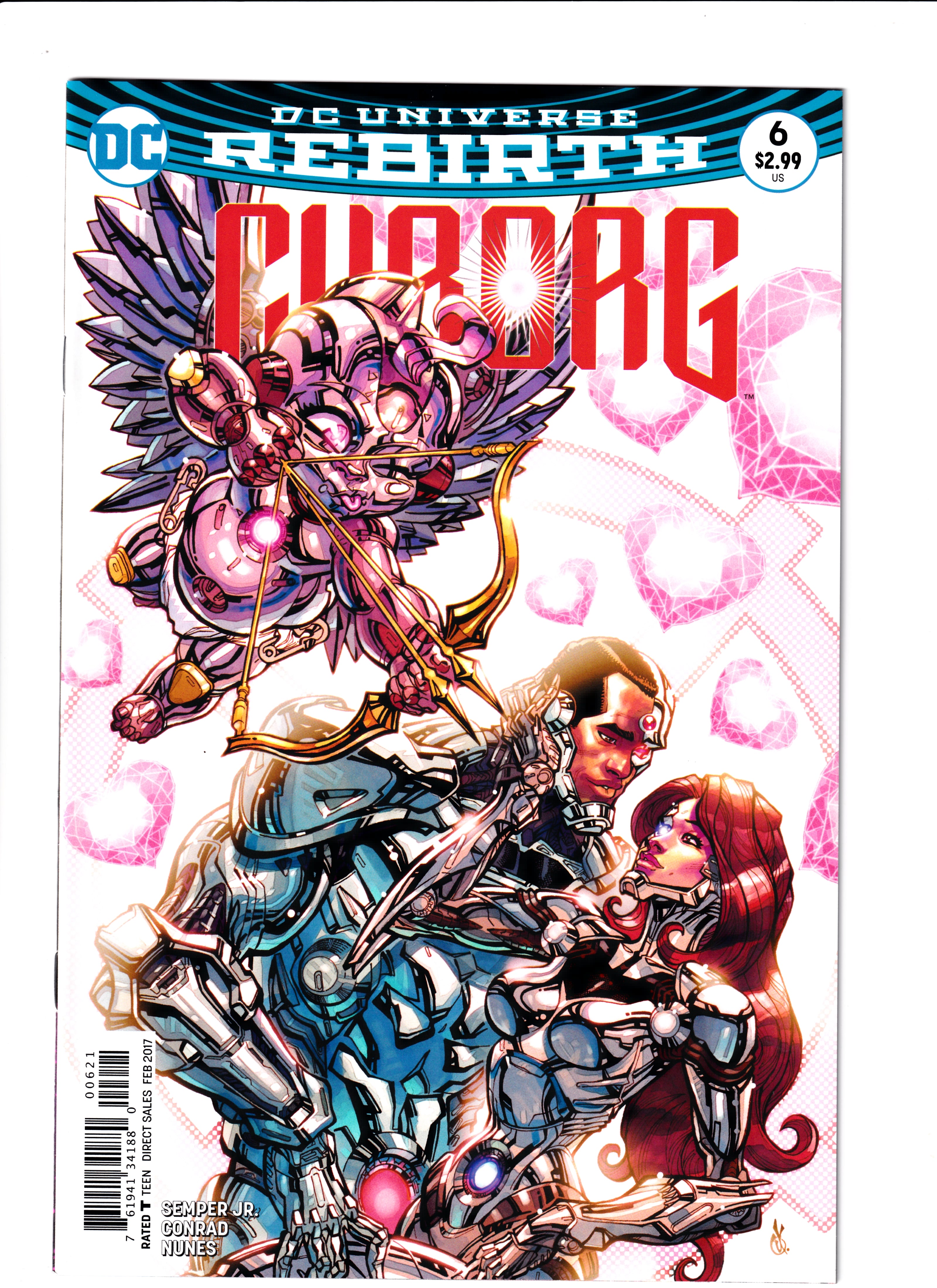 Cyborg #6 D'Anda Var NM (9.4) (2016)