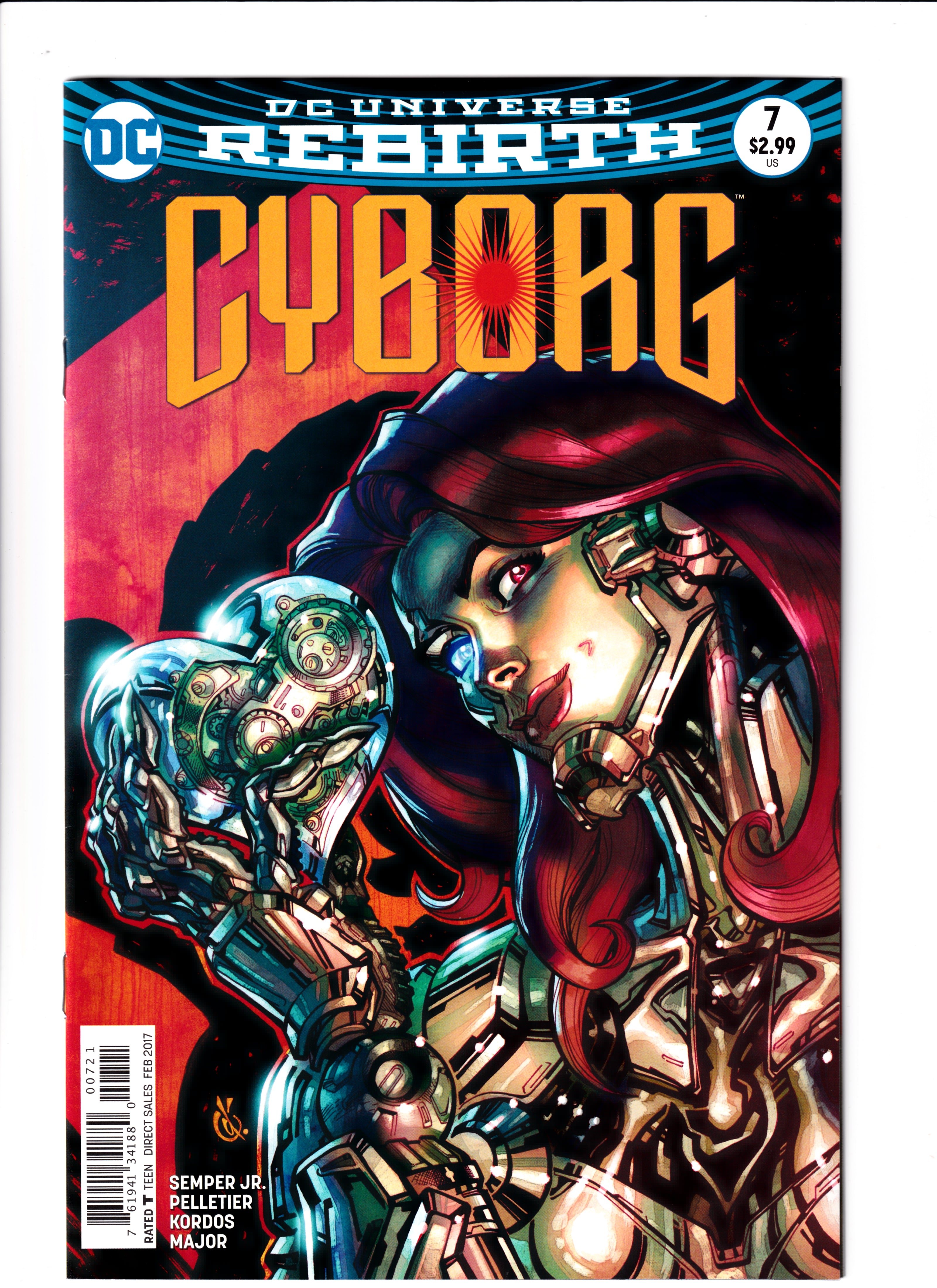 Cyborg #7 D'Anda Var NM (9.4) (2016)