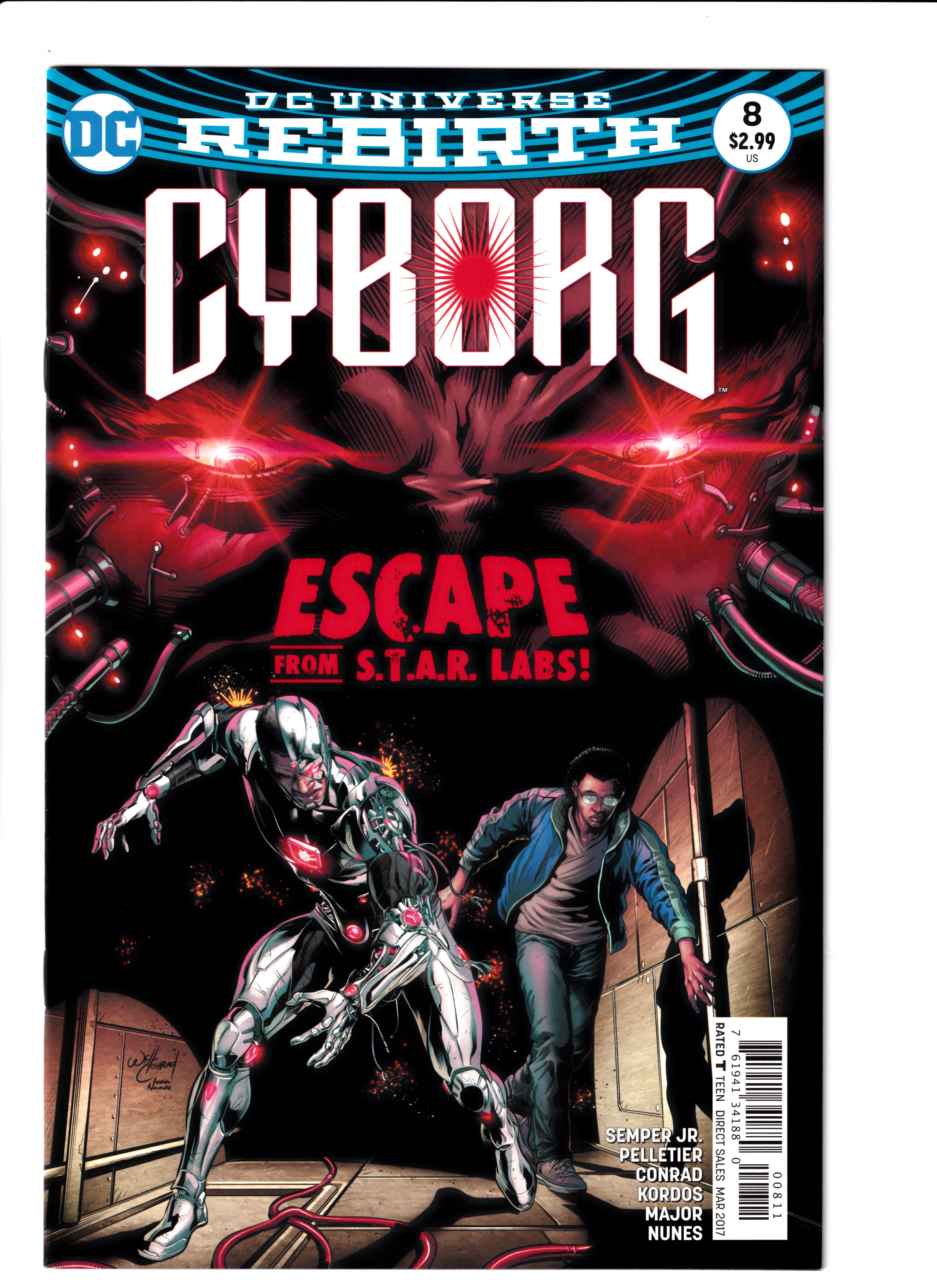 Cyborg #8 NM (9.4) (2016)