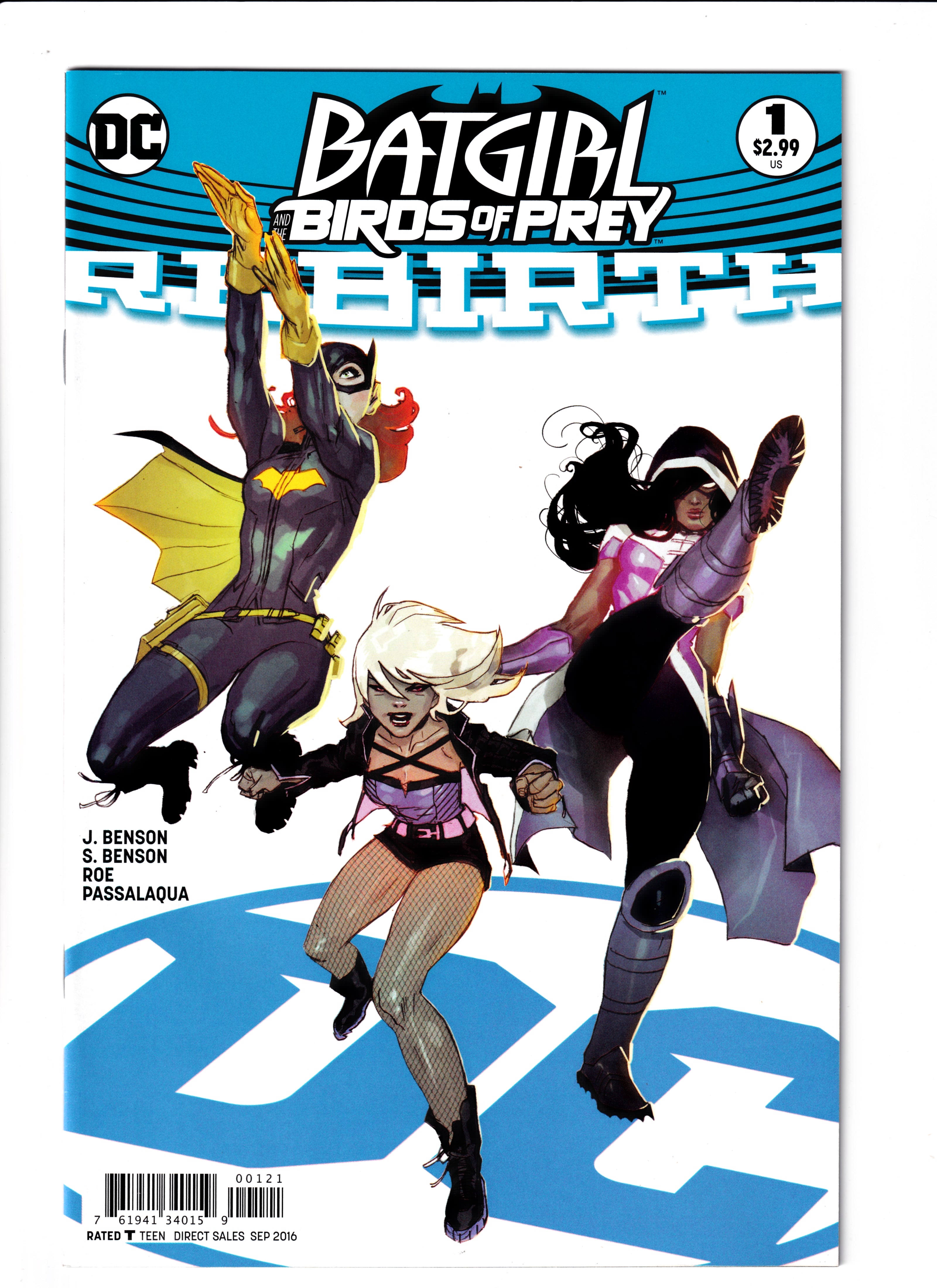 Batgirl & The Birds of Prey: Rebirth #1 Paquette Var NM (9.6) (2016)