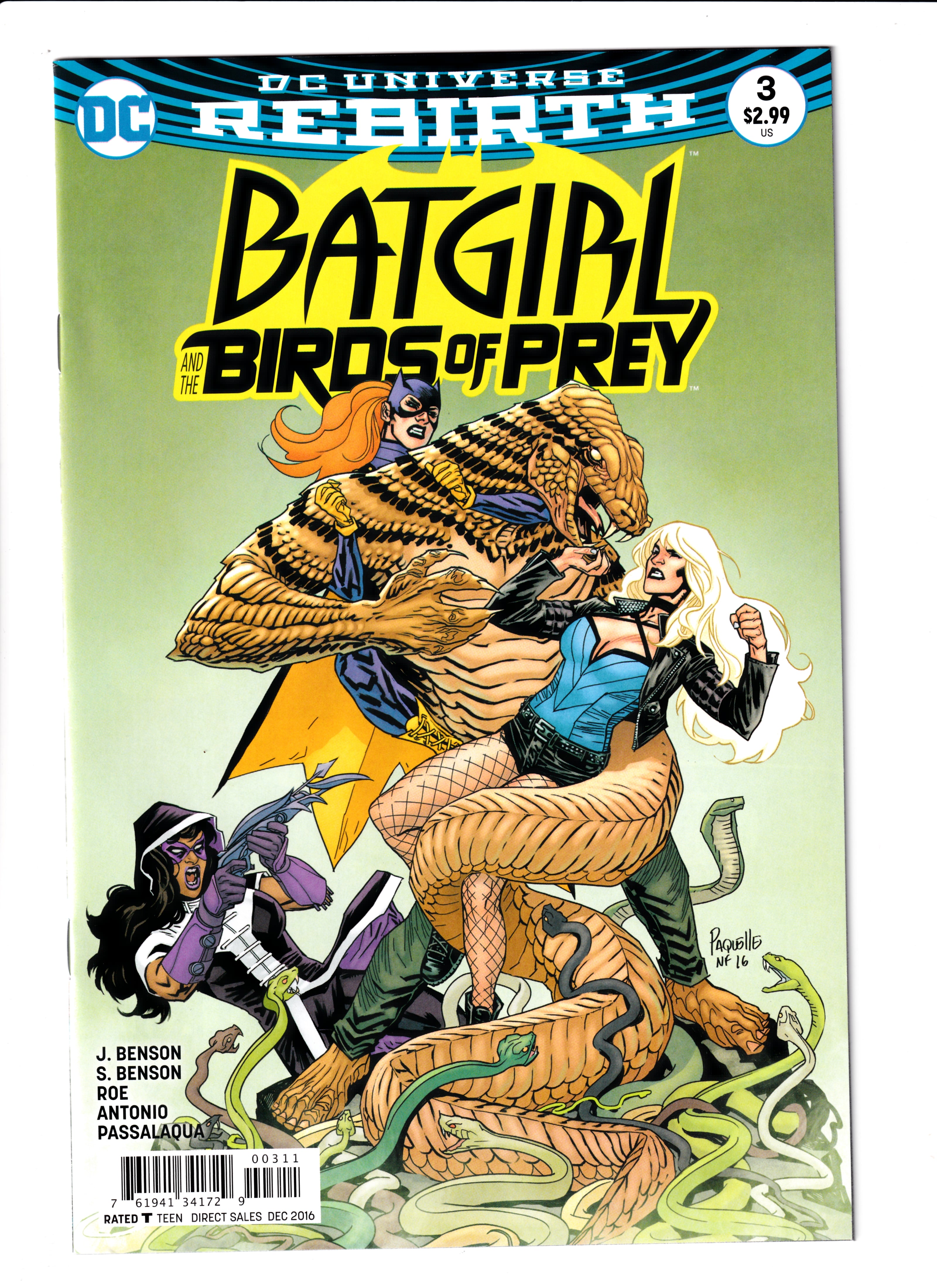 Batgirl & The Birds of Prey #3 NM (9.6) (2016)