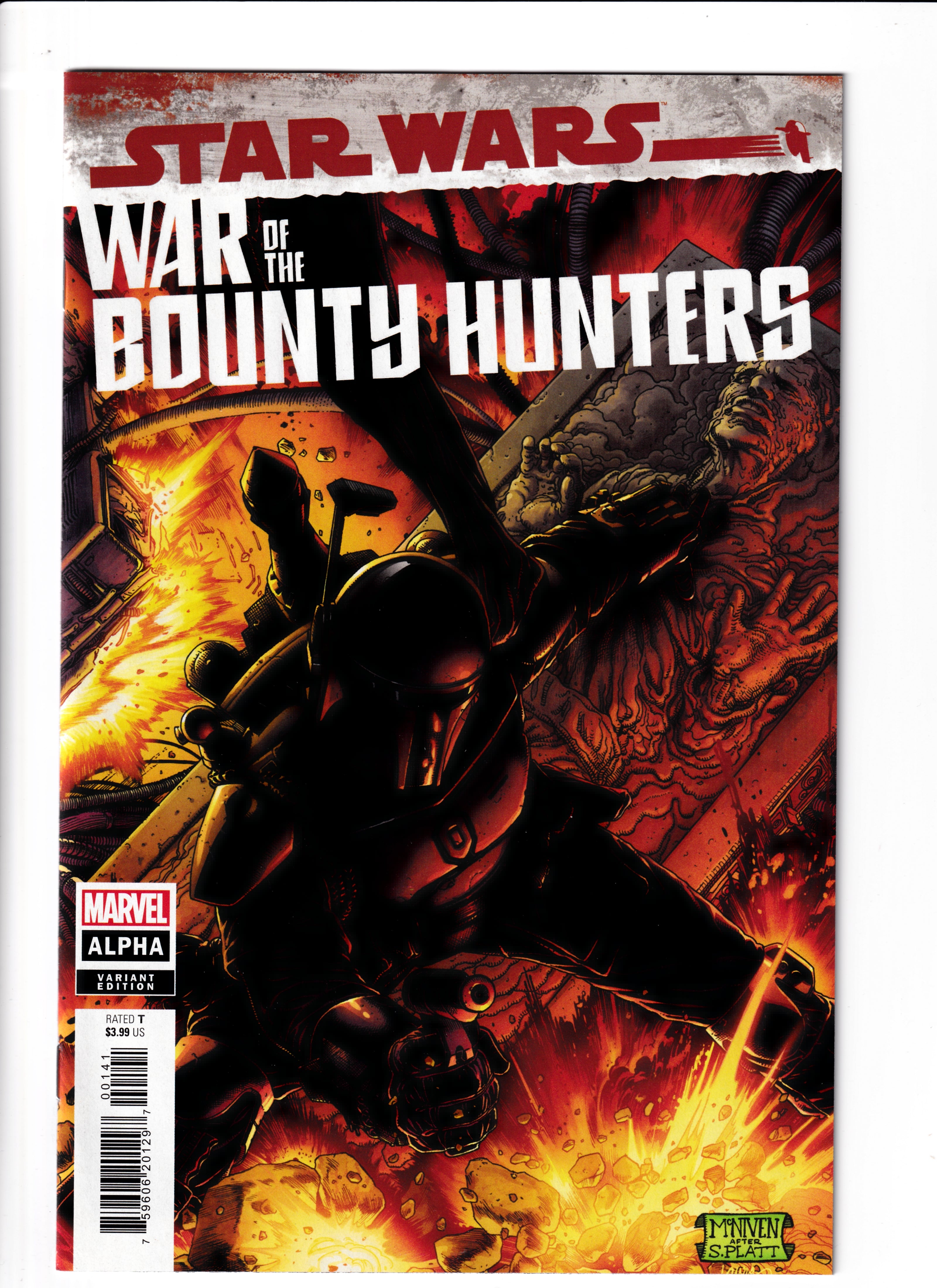 Star Wars: War of the Bounty Hunters Alpha #1 1:50 Variant NM (9.8) (2021)