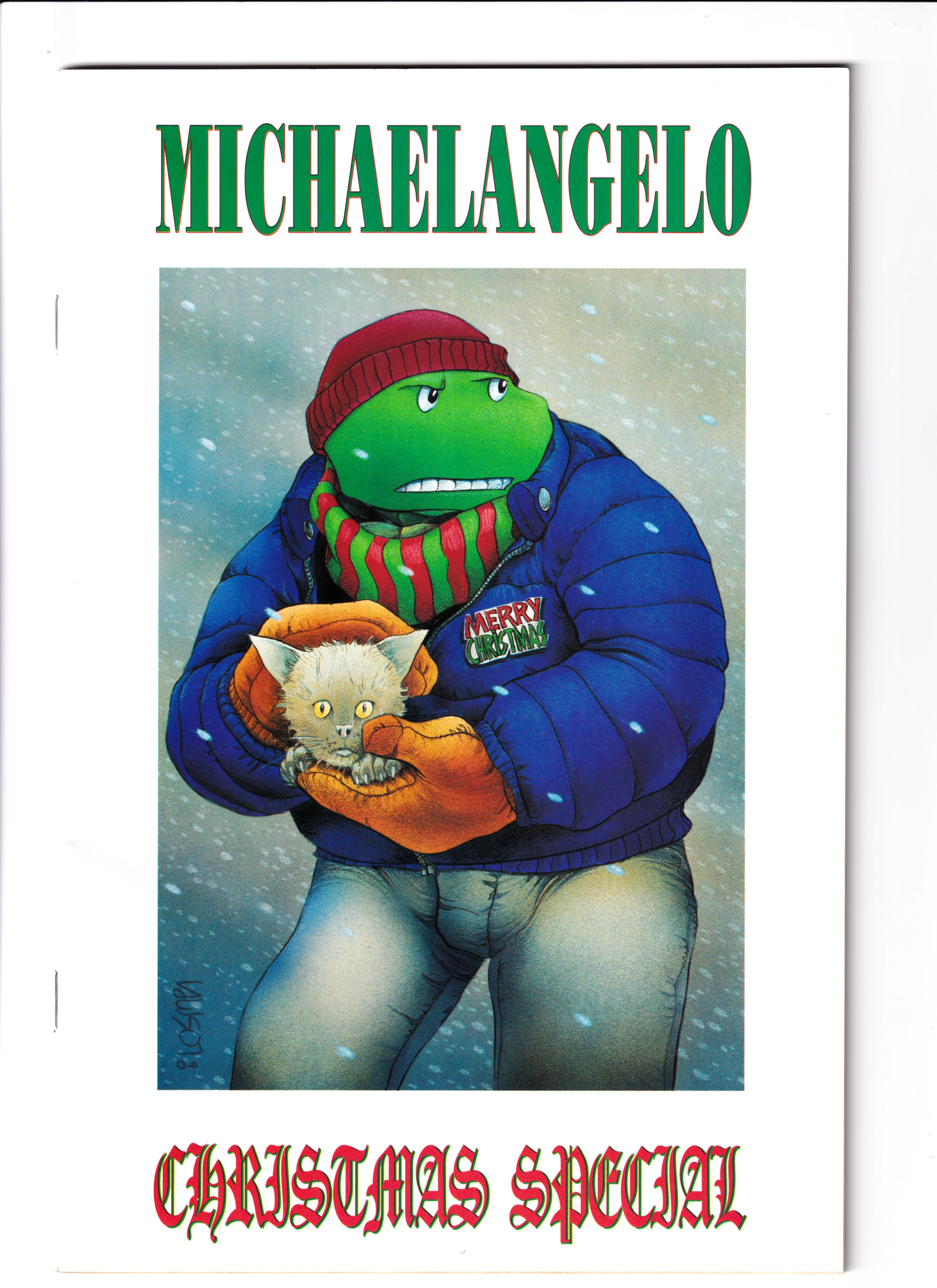 TMNT Michaelangelo Christmas Special #1 VF (8.5) (1990)