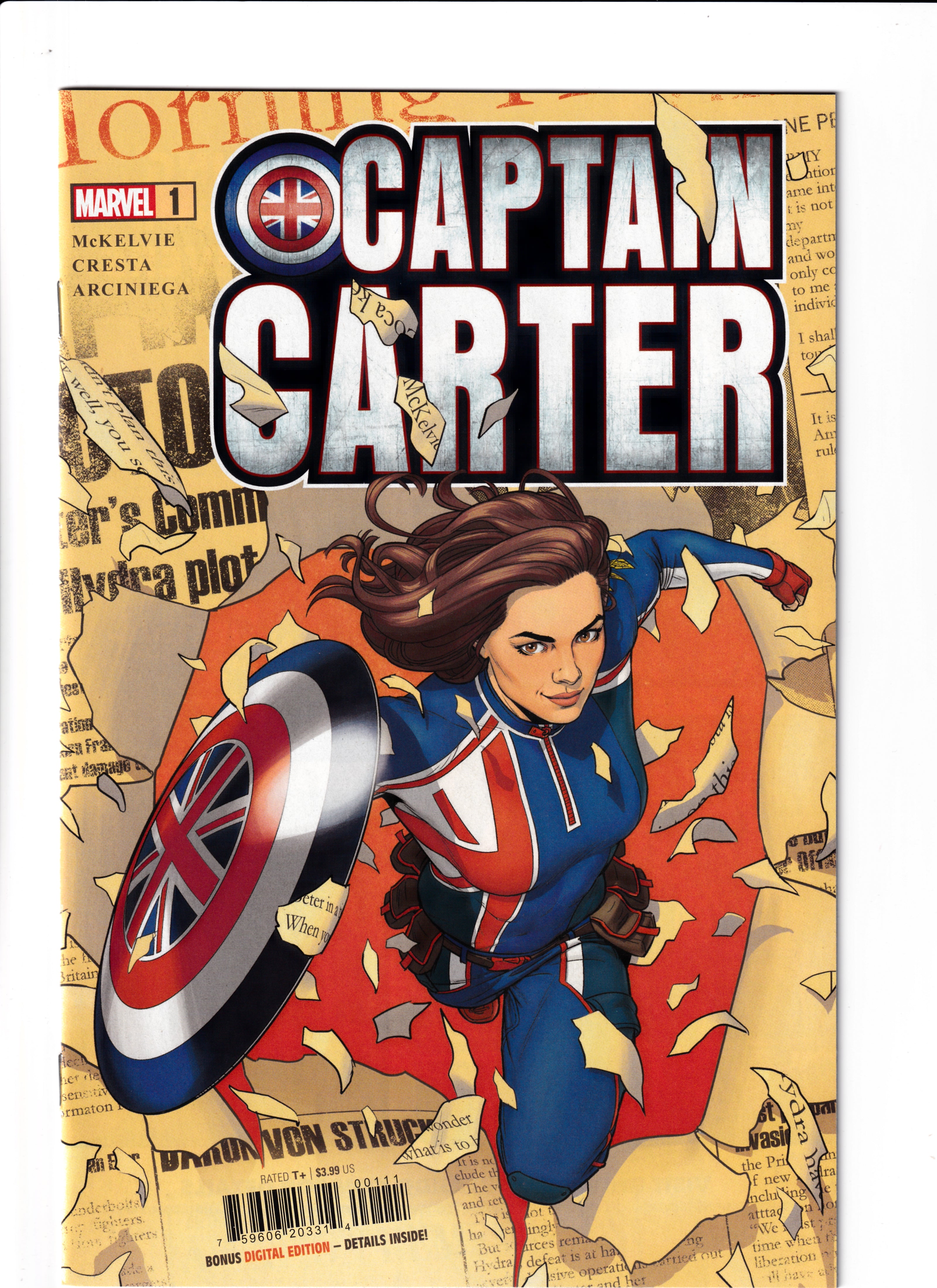 Captain Carter #1 NM (9.8) (2022)
