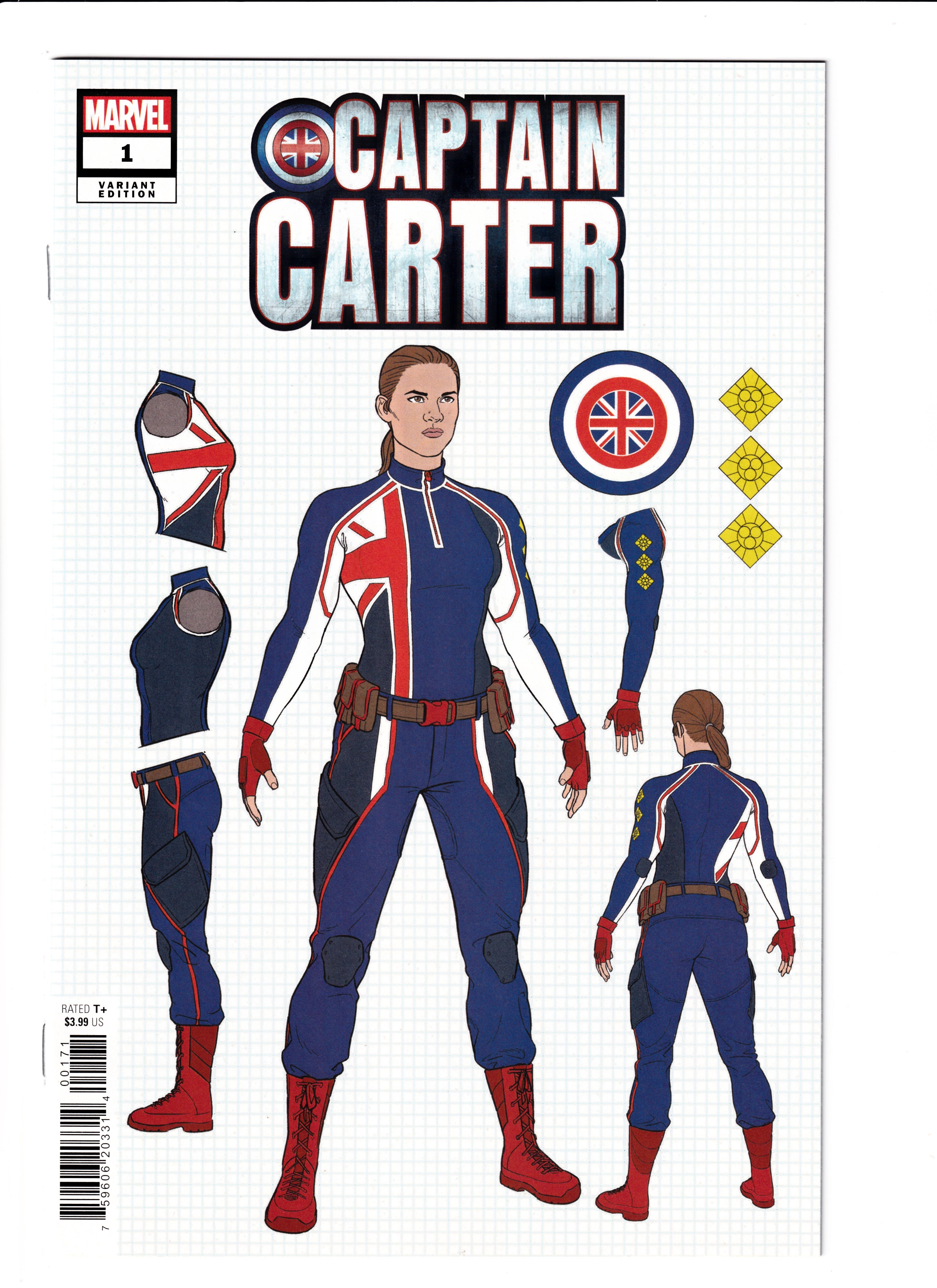 Captain Carter #1 1:10 Var. NM (9.8) (2022)