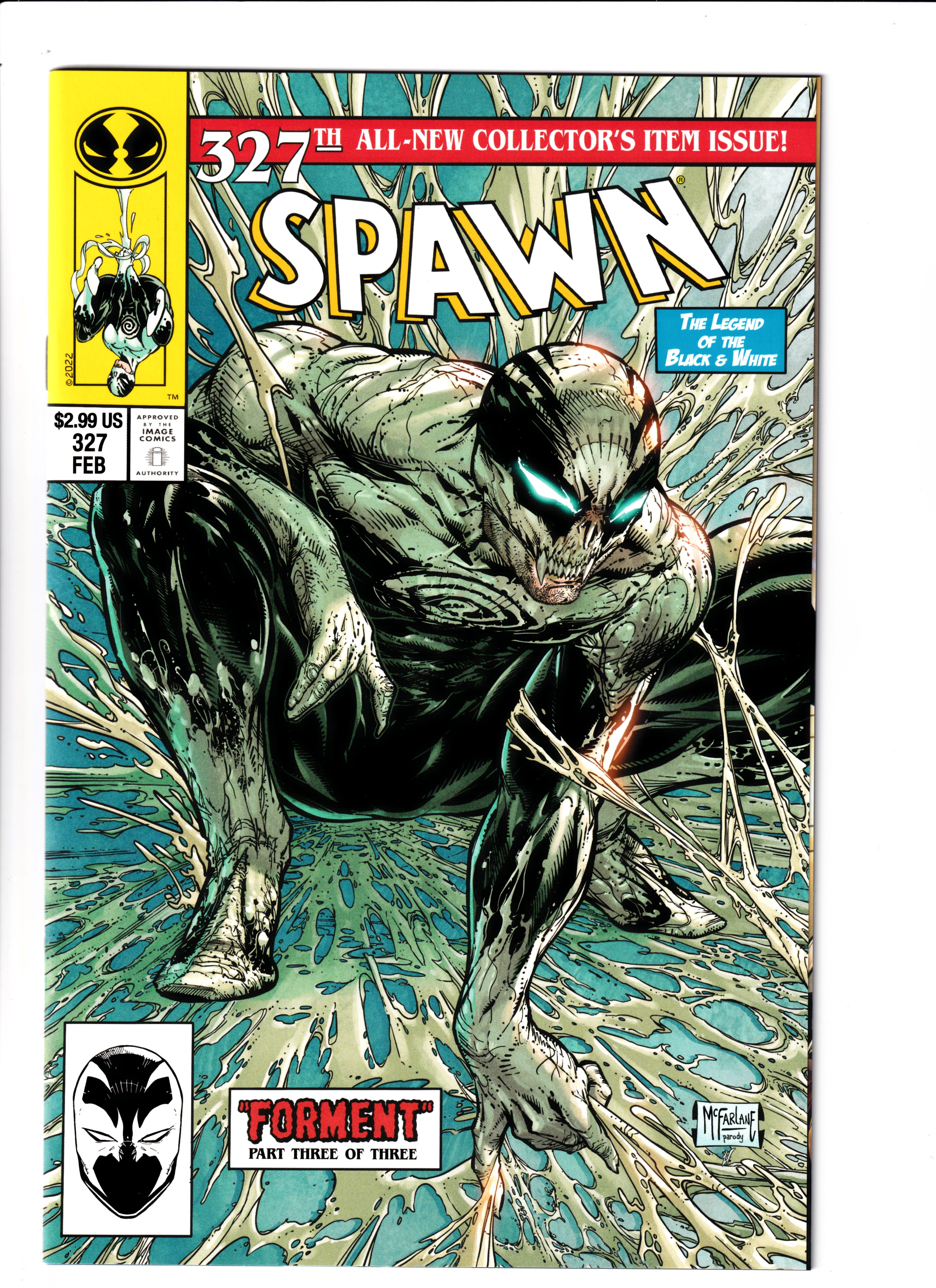 Spawn #327 McFarlane CVR NM (9.8) (2022)