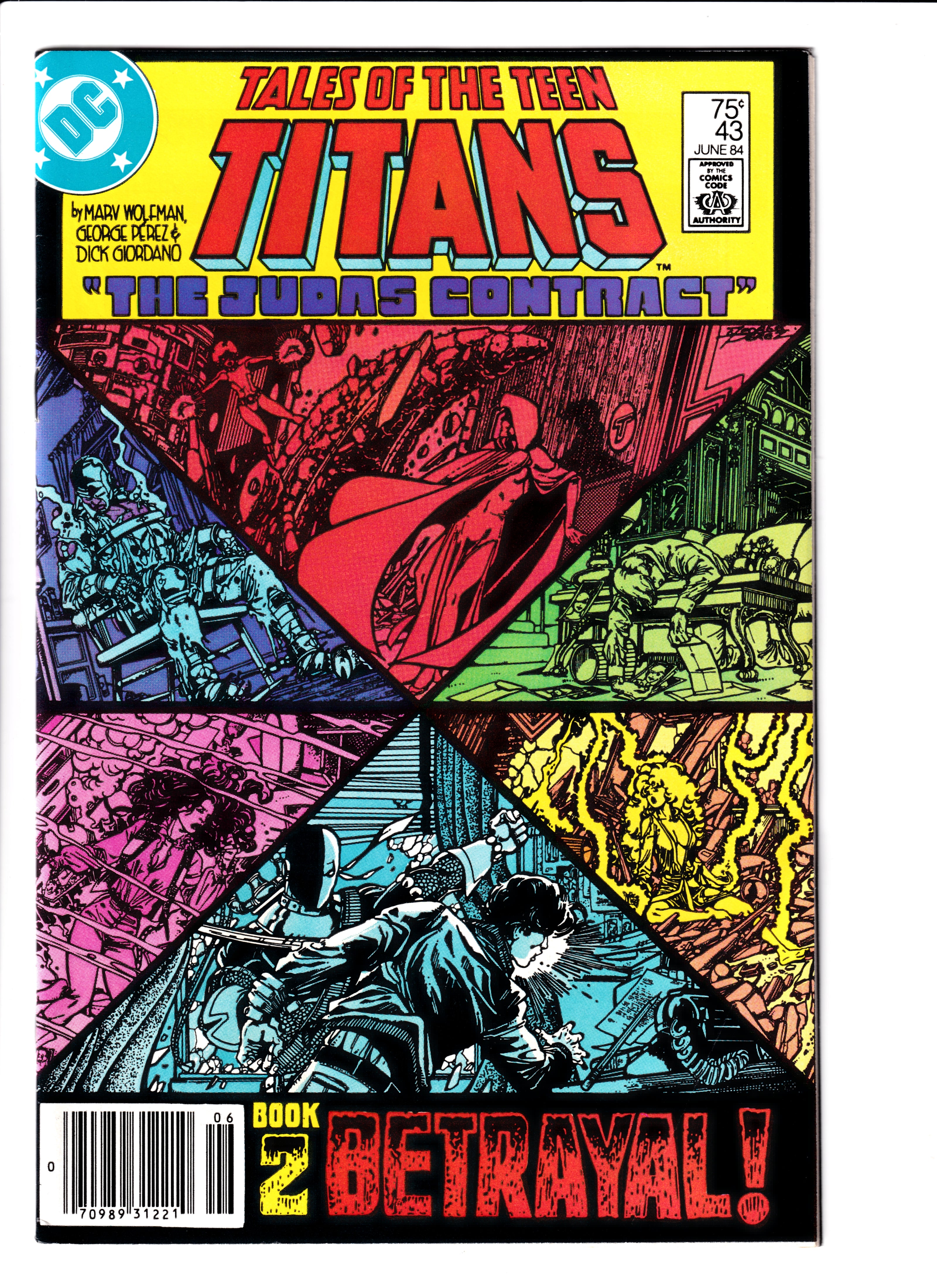 Tales of The Teen Titans #43 Newsstand Mid Grade (1984)