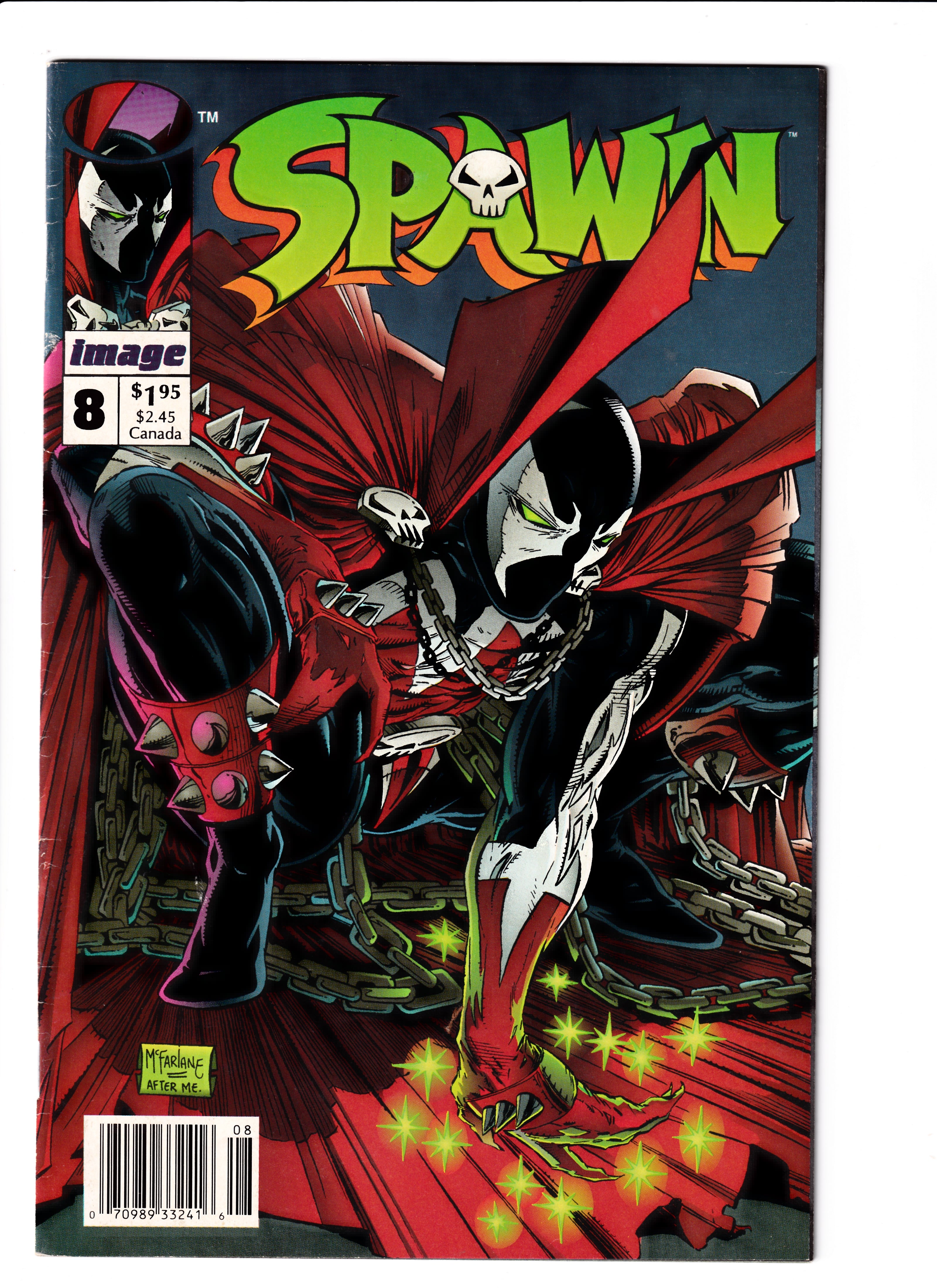 Spawn #8 Newsstand Mid Grade (1993)