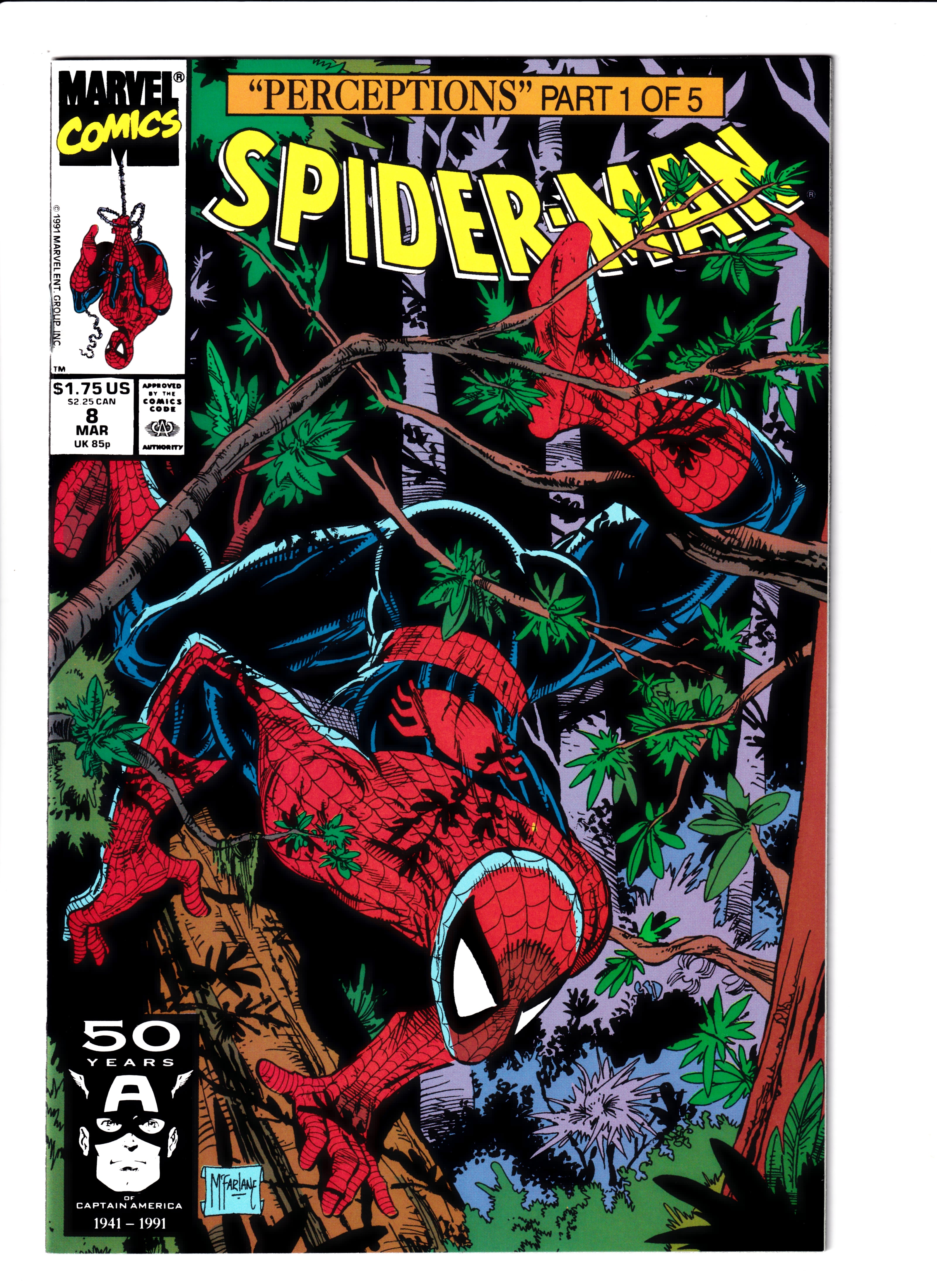 Spider-Man #8 NM (9.4) (1991)
