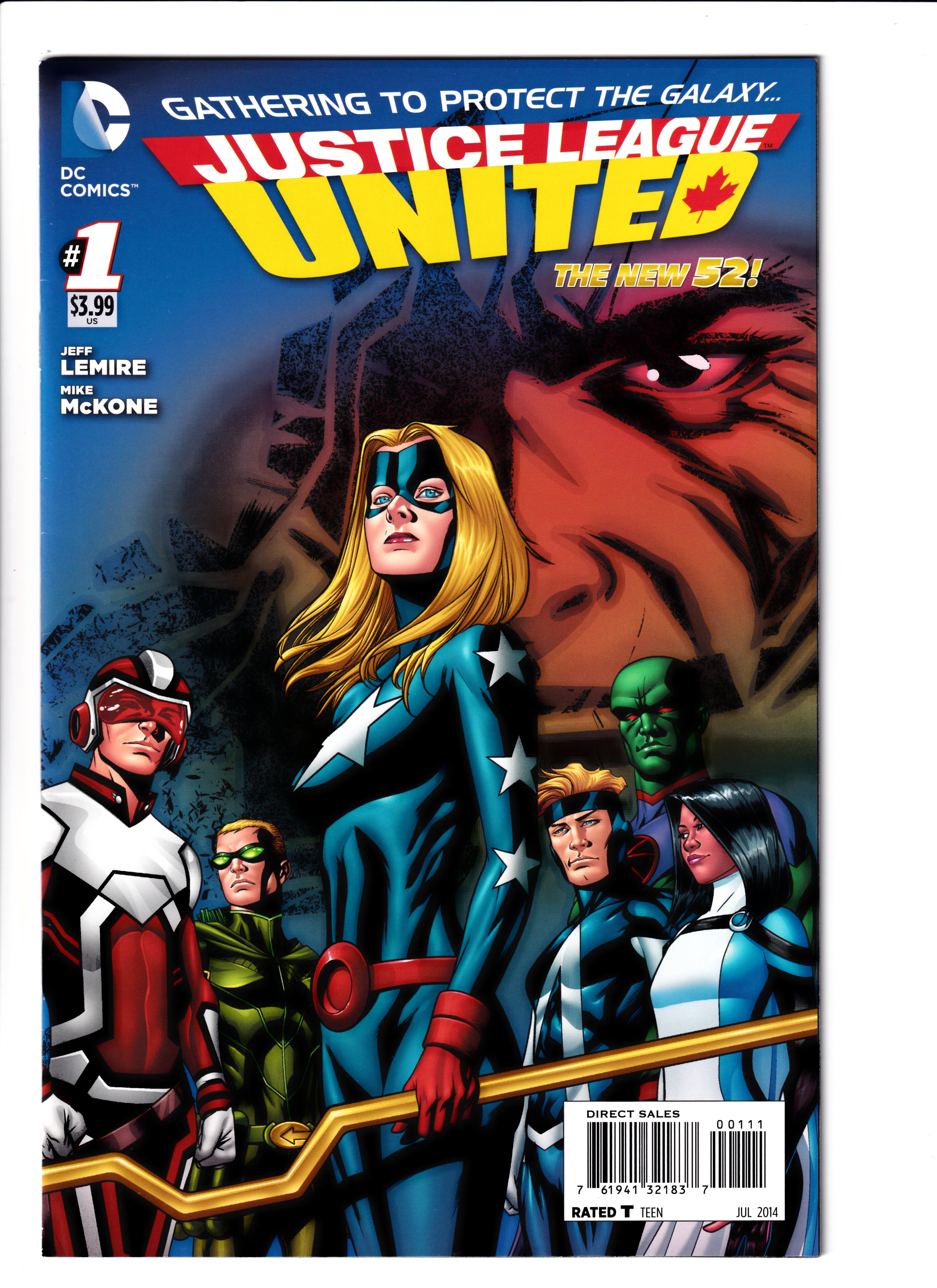 Justice League United #1 NM (9.6) (2014)