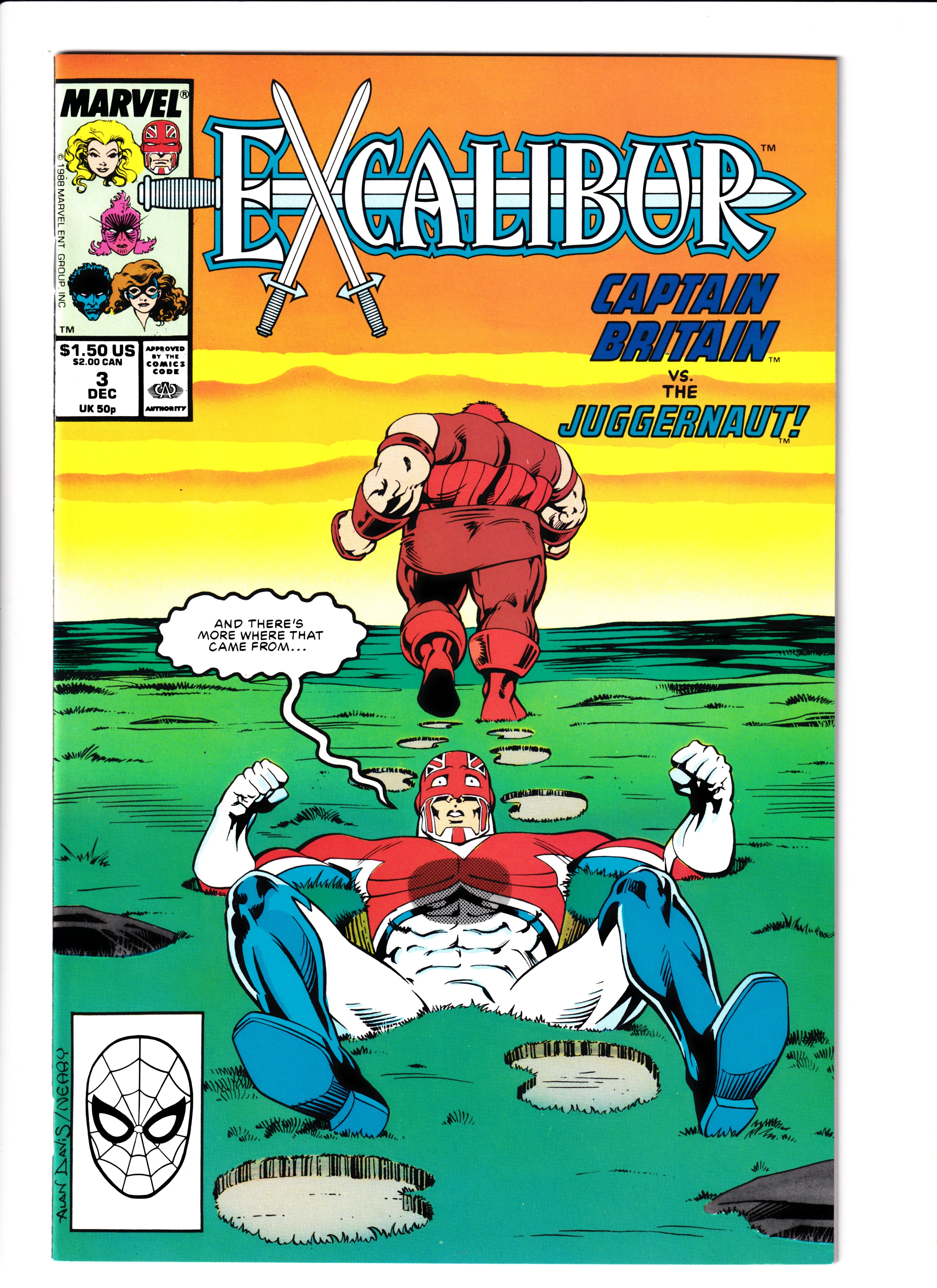 Excalibur #3 NM (9.6) (1988)