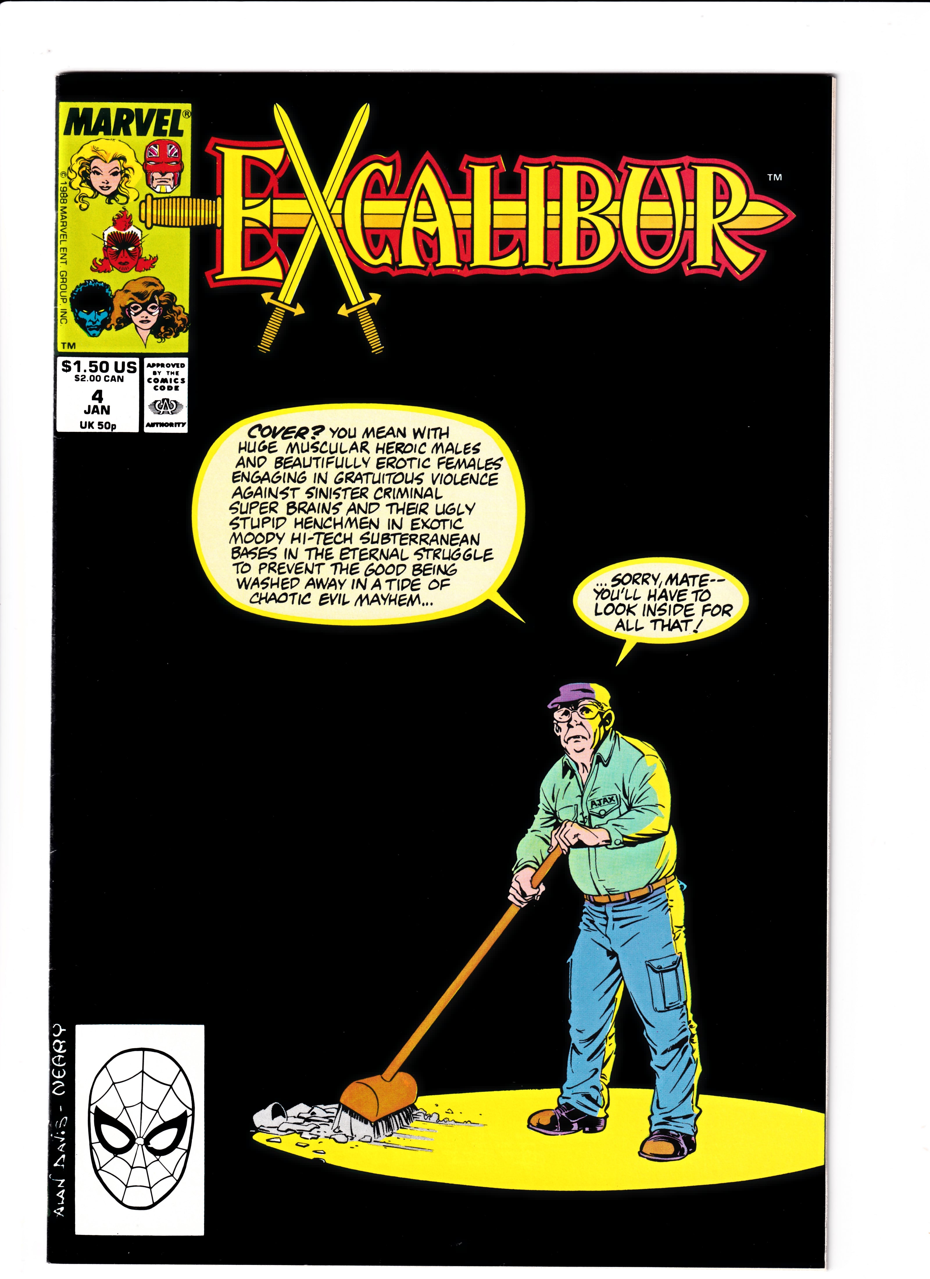 Excalibur #4 NM (9.6) (1988)
